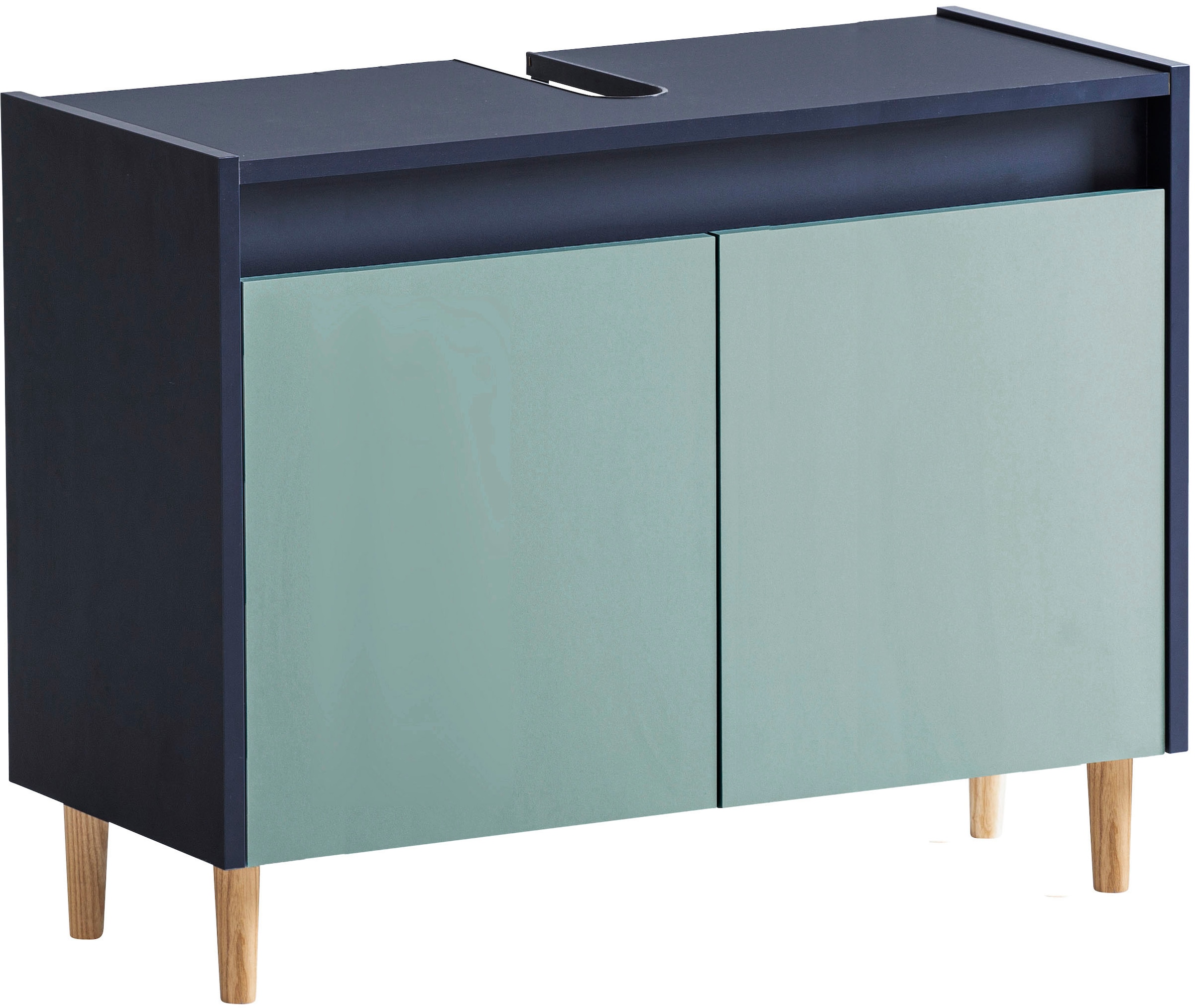 welltime Waschbeckenunterschrank "Lovis, Waschbeckenunterschrank, Made in Germany, B: 80 cm" Solide Verarbeitung - Dieses Produkt ist in Deutschland gefertigt