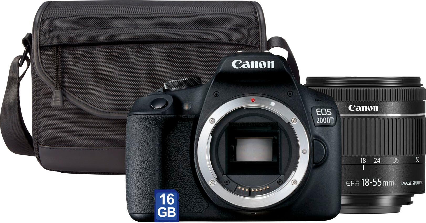 Image of Canon Spiegelreflexkamera "EOS 2000D Kit" EF-S 18-55 IS II, 24,1, NFC, inkl. inkl. EF-S 18-55 IS II Objektiv