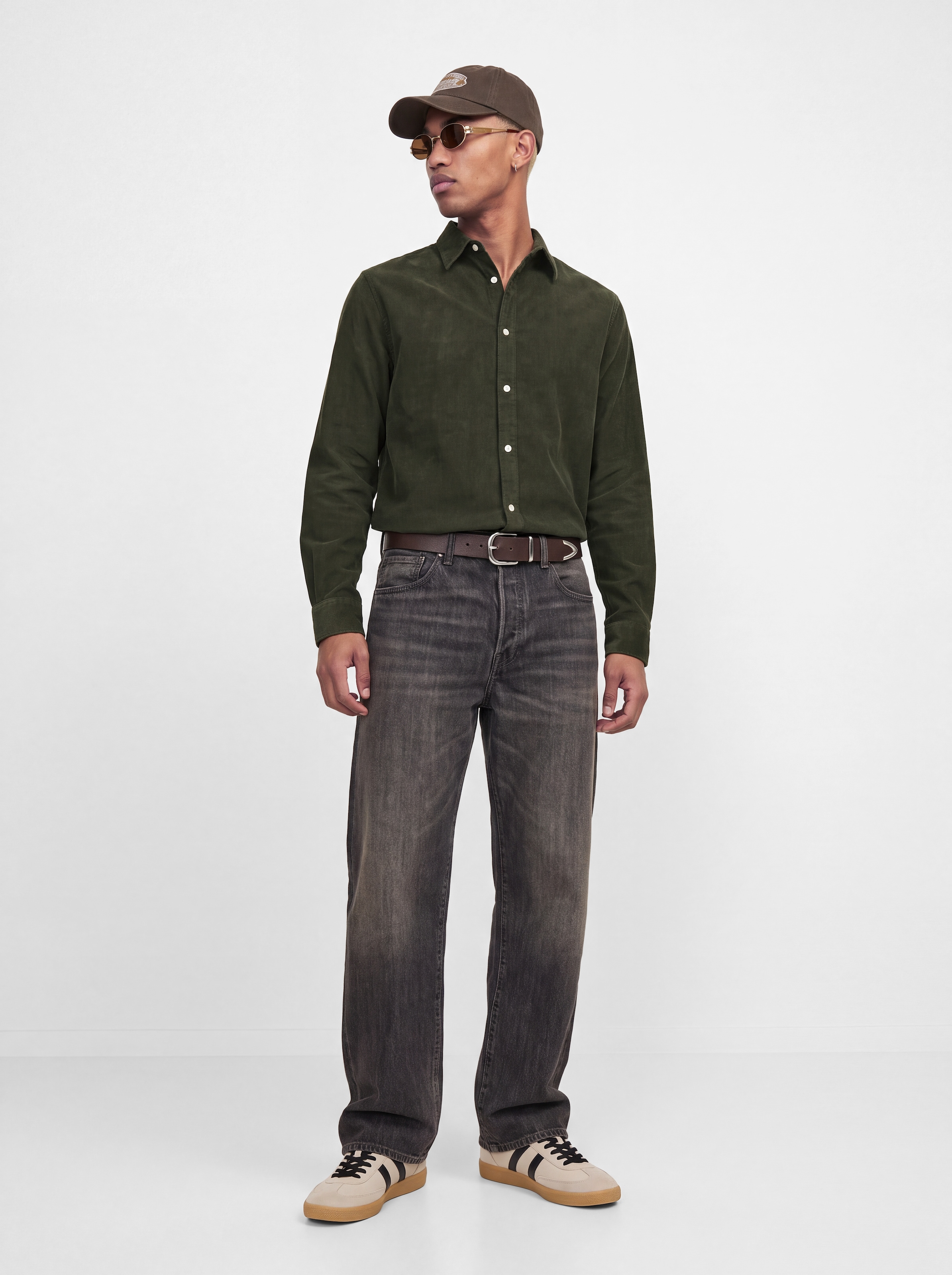 Jack & Jones Langarmhemd »JJEFIELD CORD SHIRT LS SN« Baumwolle, regular fit
