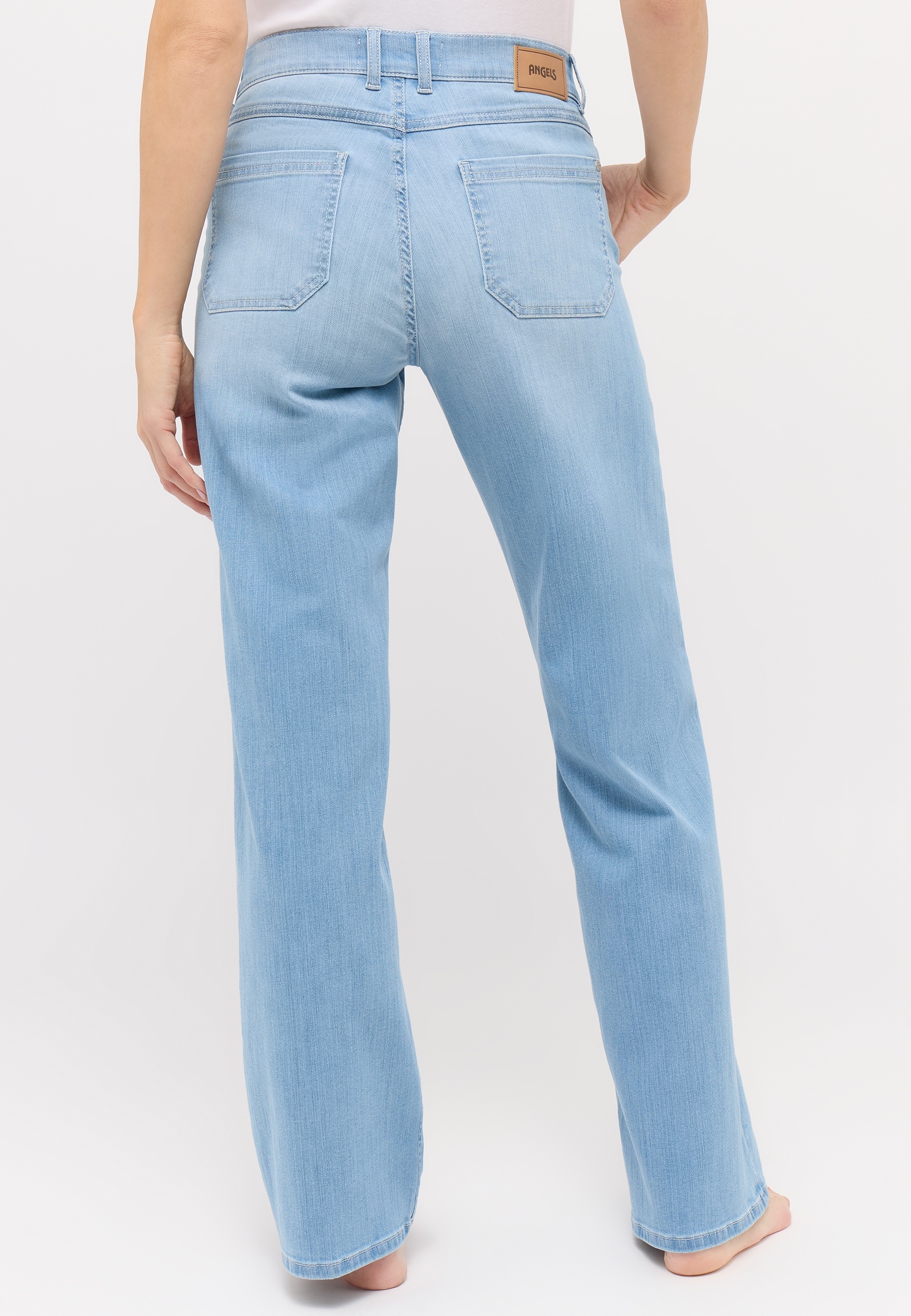 ANGELS Relax-fit-Jeans »LIZ WORKER« mit grossen Vordertaschen und Fade-Out Effekten