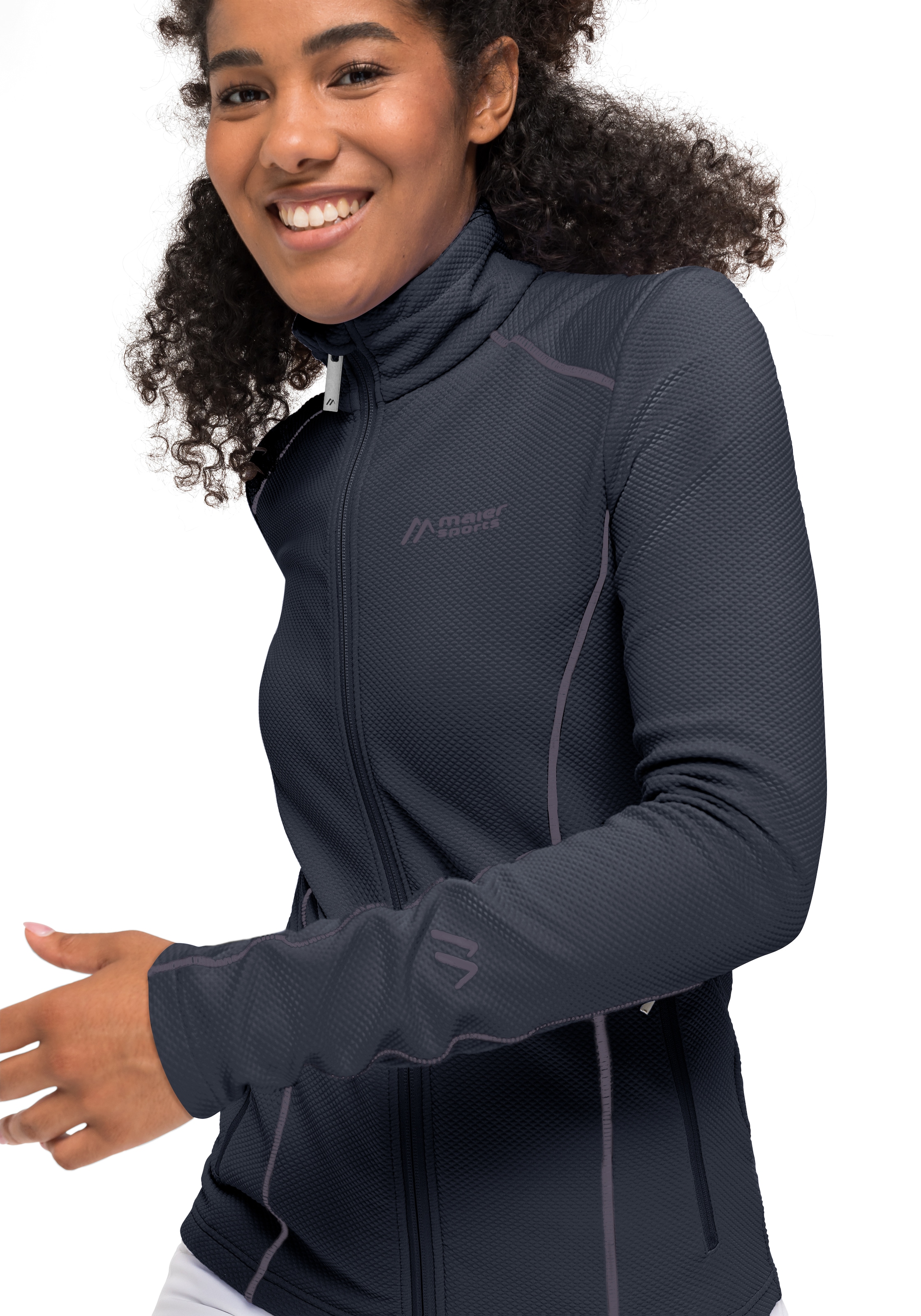 Finde Maier Sports Funktionsshirt »Ximena«, warme Damen Fleecejacke als  Midlayer, ideal zum Skifahren auf