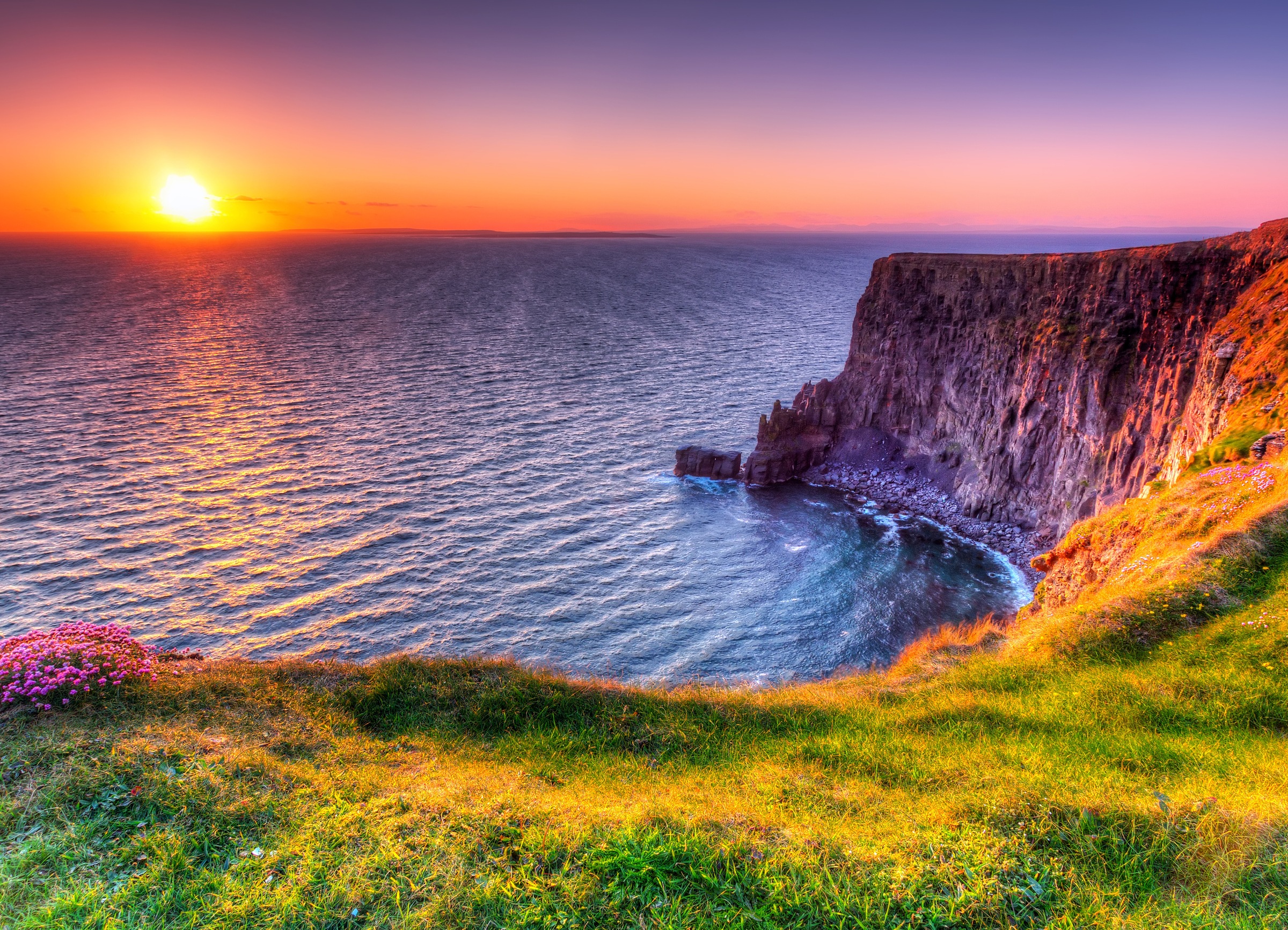 Image of Papermoon Fototapete »Sunset at Moher Cliffs« bei Ackermann Versand Schweiz