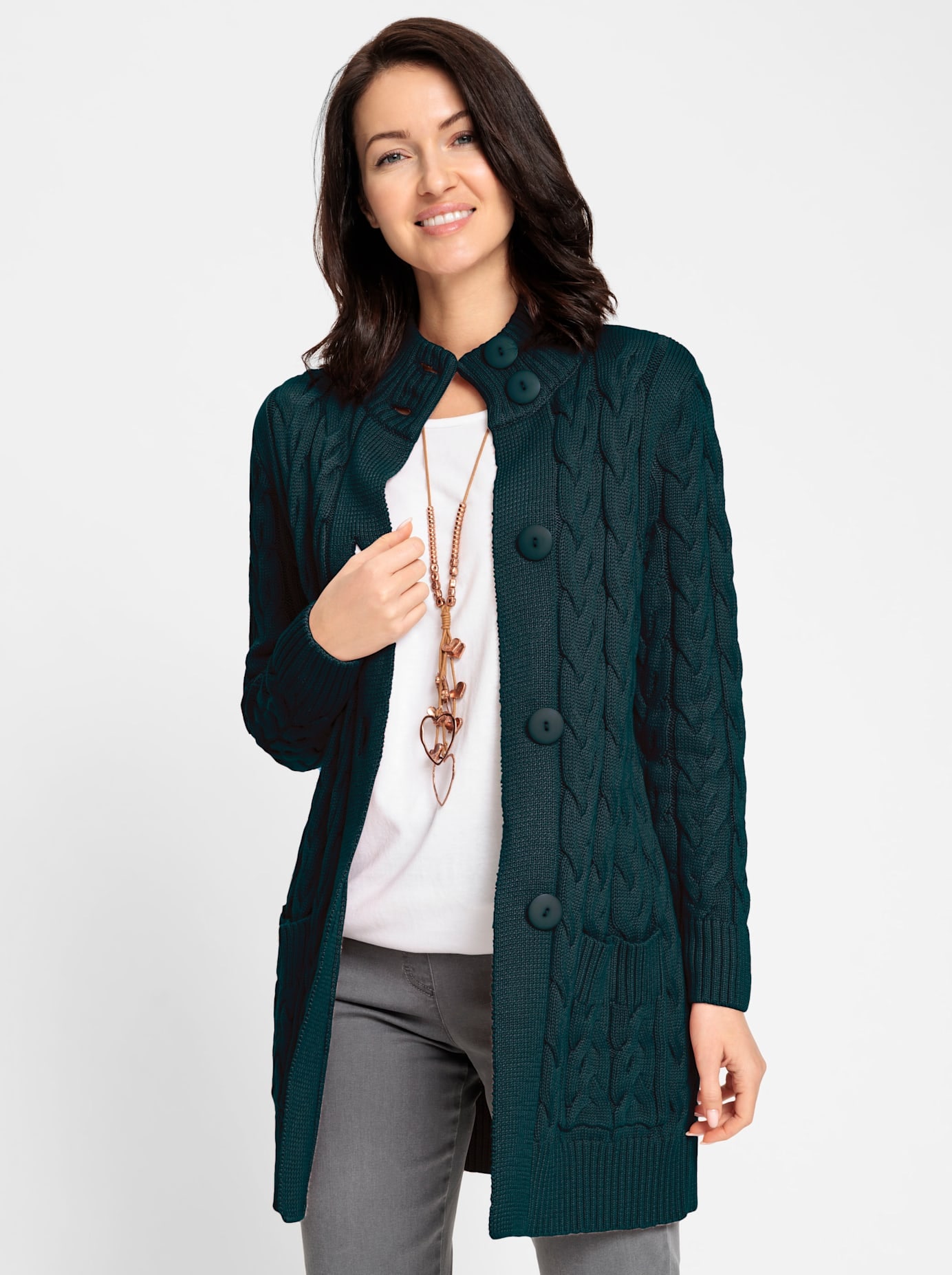 Inspirationen Cardigan long