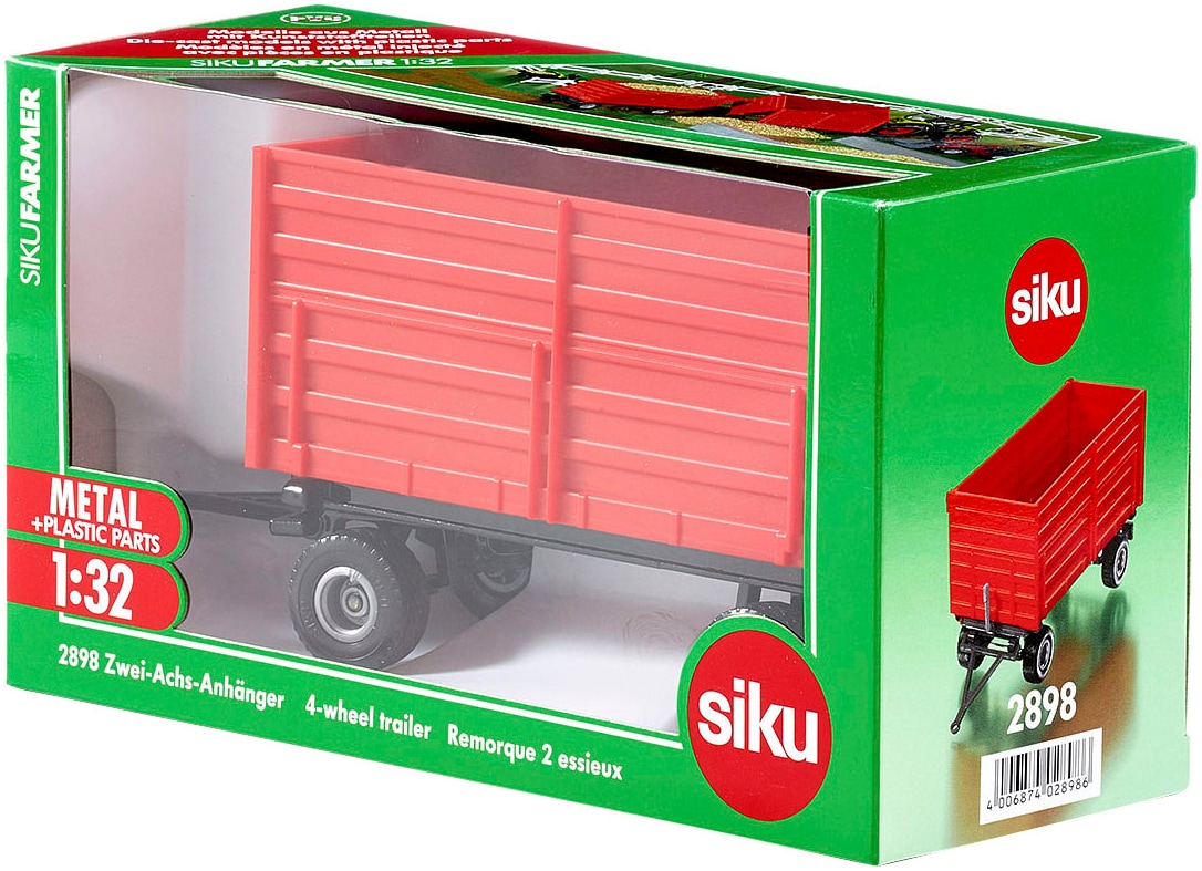 Siku Jouet police »SIKU Farmer, Zwei-Achs-Anhänger (2898)«