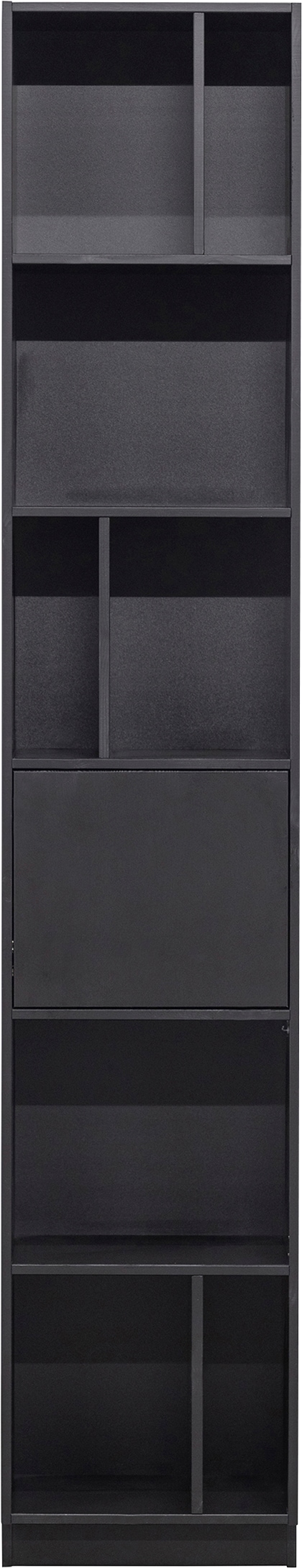 Image of WOOOD Bücherregal "Finca FSC-Kiefernholz mit Druckmechanismus H 210 x B 40 x T 40 cm" Tragkraft 10 kg pro Boden, schwebende Optik, Einfach zu montierbar