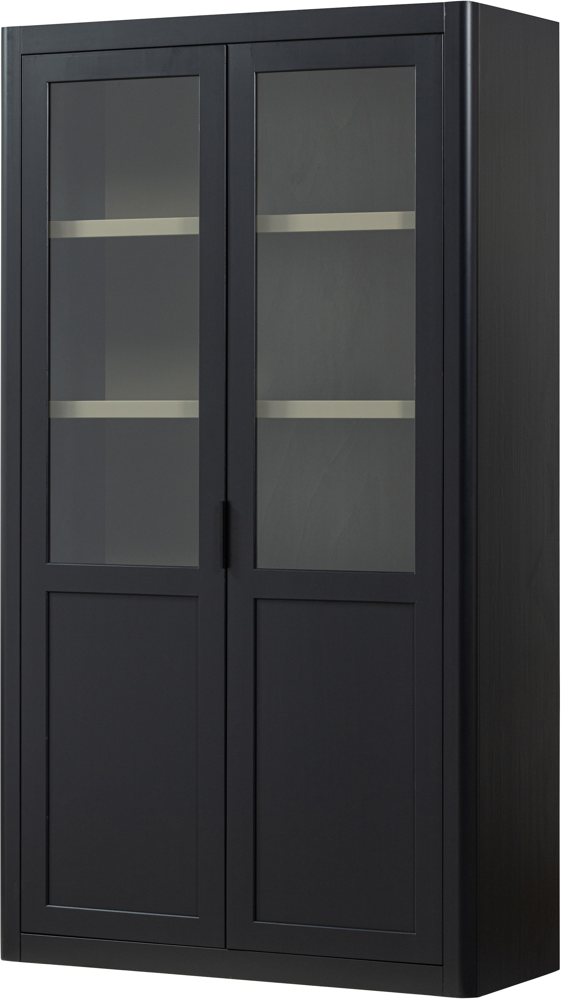 WOOOD Vitrine »Gunnar FSC®-Kiefernholz mit Glasstüren H 217 x B 120 x T 48 cm« Tragkraft 150 kg gesamt, Pfleigleicht, wasserbasierter Schutzlack