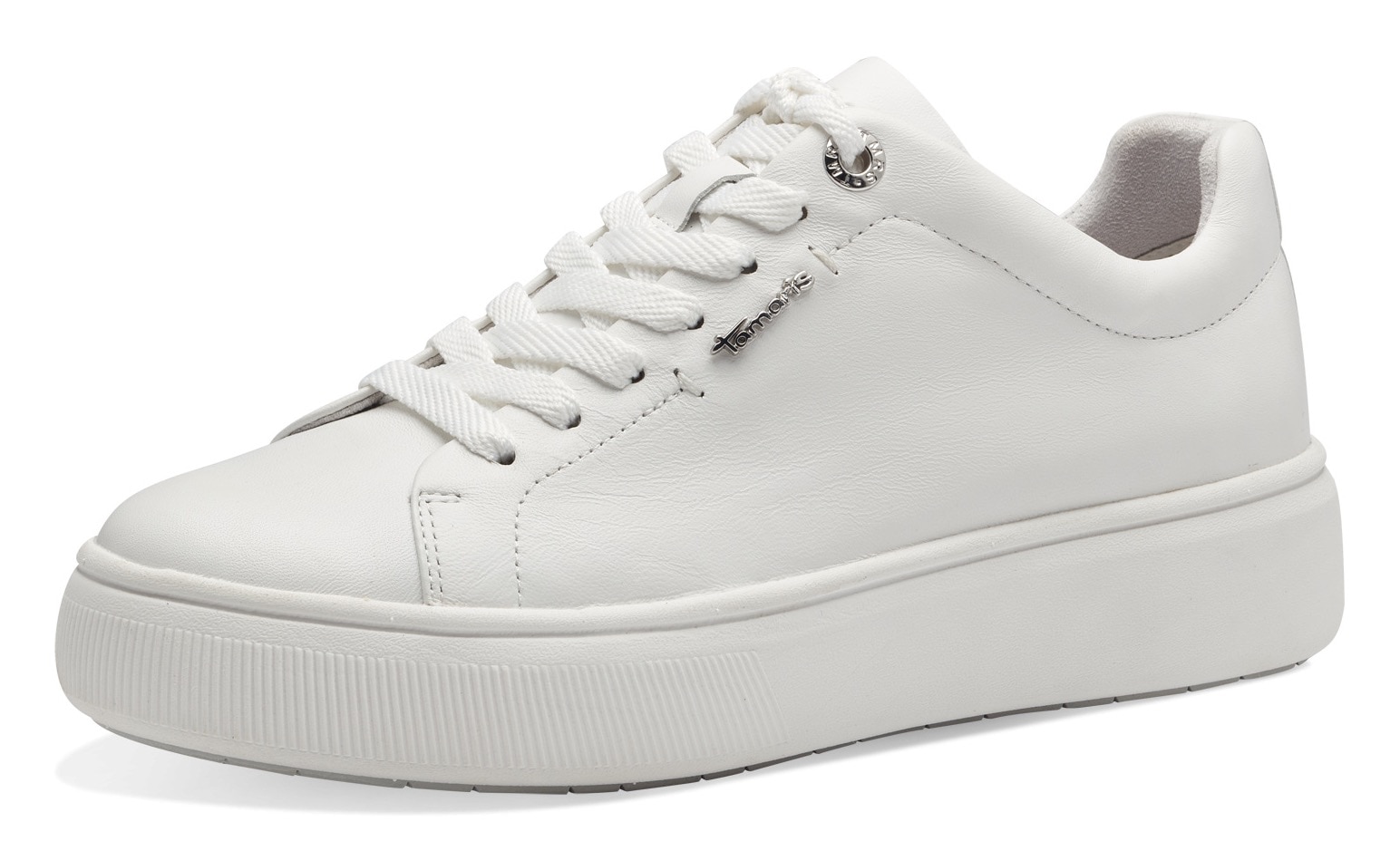 Tamaris Plateausneaker  Freizeitschuh, Halbschuh, Schnürschuh mit Wechselfussbett