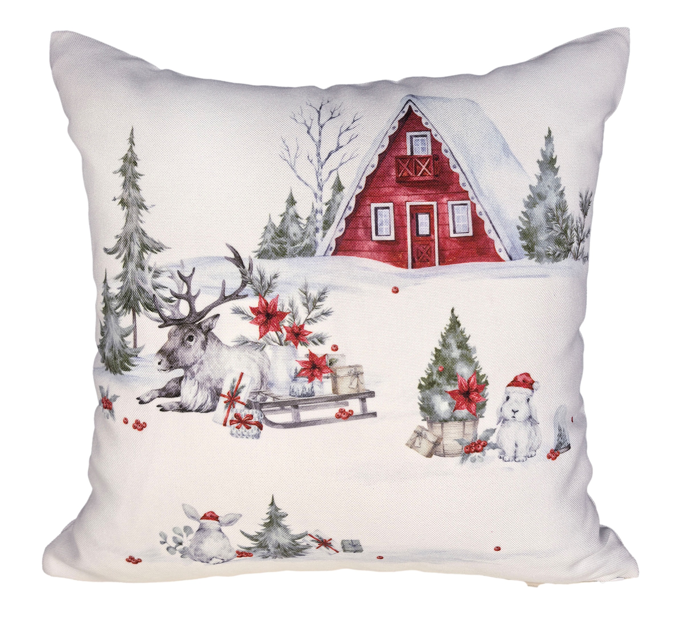 Image of GOODproduct Dekokissen "Lealux" ohne Füllung, 40 x 40 cm, weihnachtlich, Weihnachtsdeko