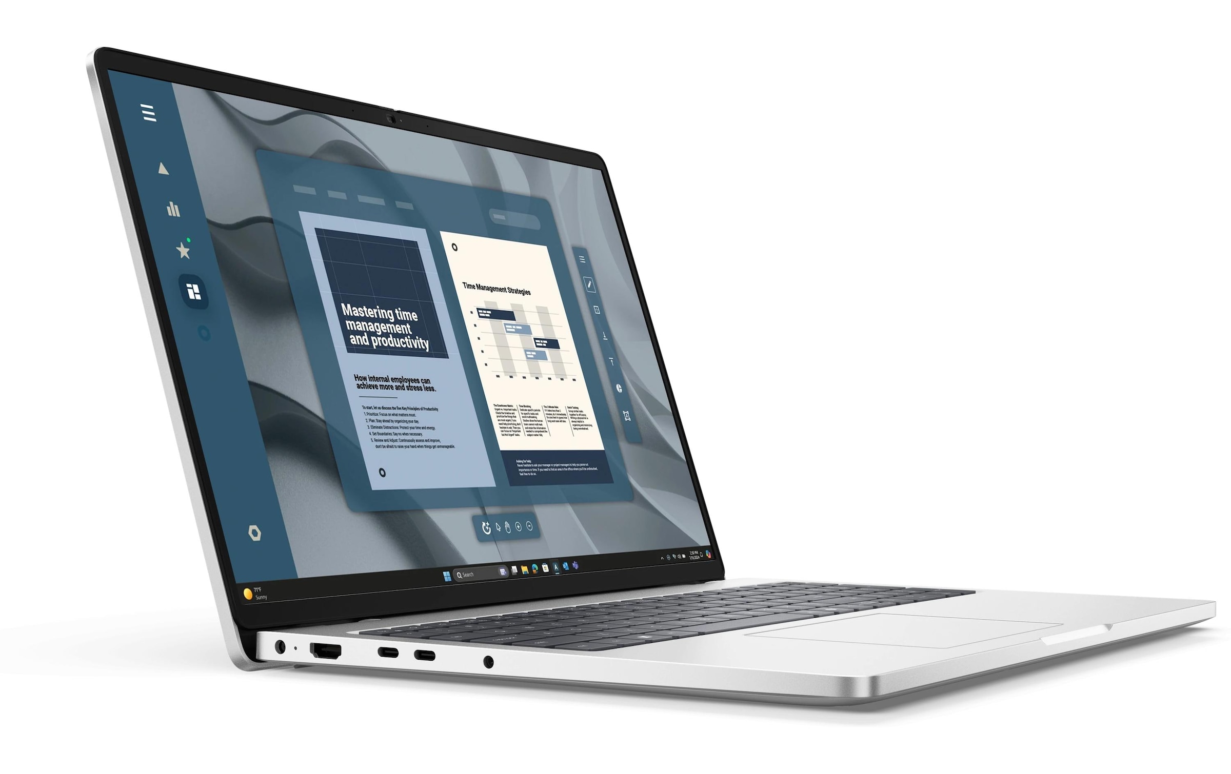 Dell Notebook »Pro 16 PC16255« 40,64 cm / 16 ″ AMD Ryzen™ AI 5 Radeon 840M 512 GB SSD