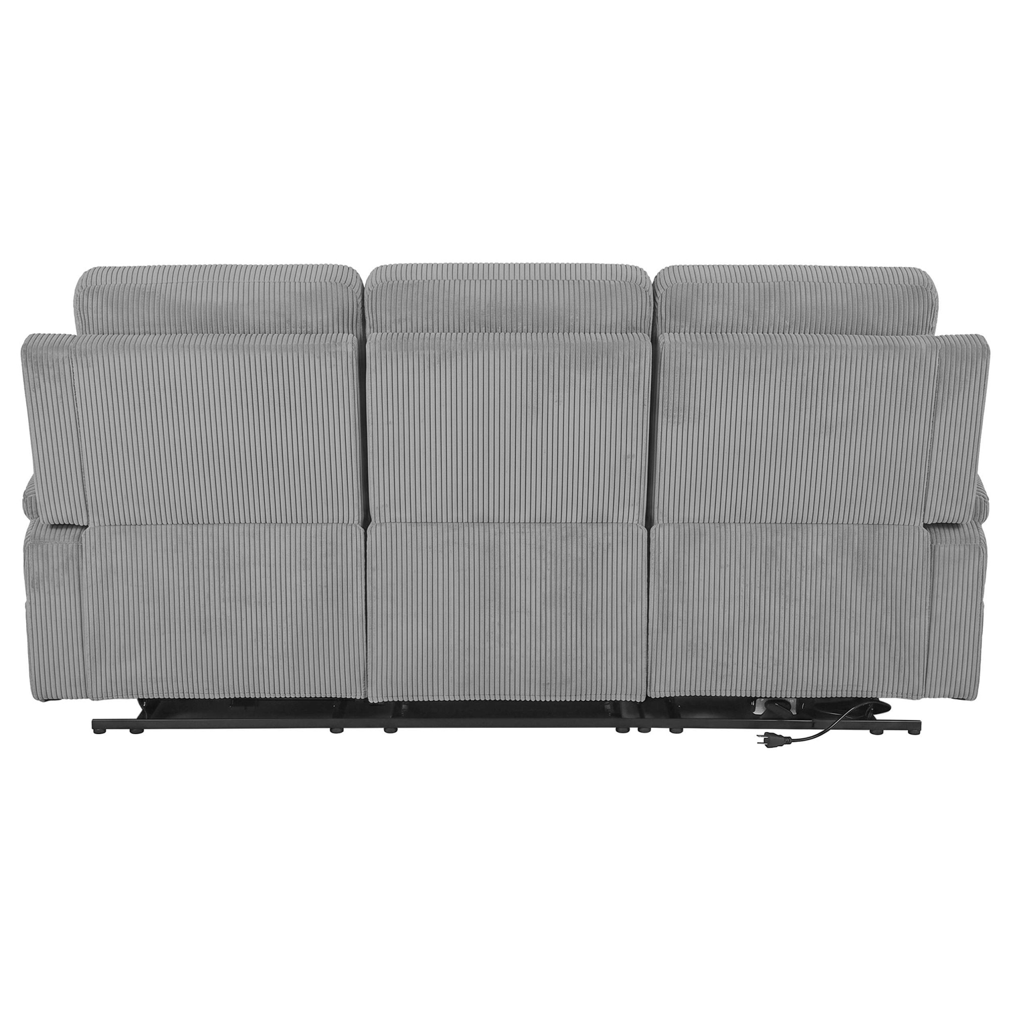 GOODproduct Ecksofa »NAPORI Cord, Multimediasofa, L-Form« man. oder elektr. Relaxfuntion, USB-A bei elektr. Variante, Staukasten