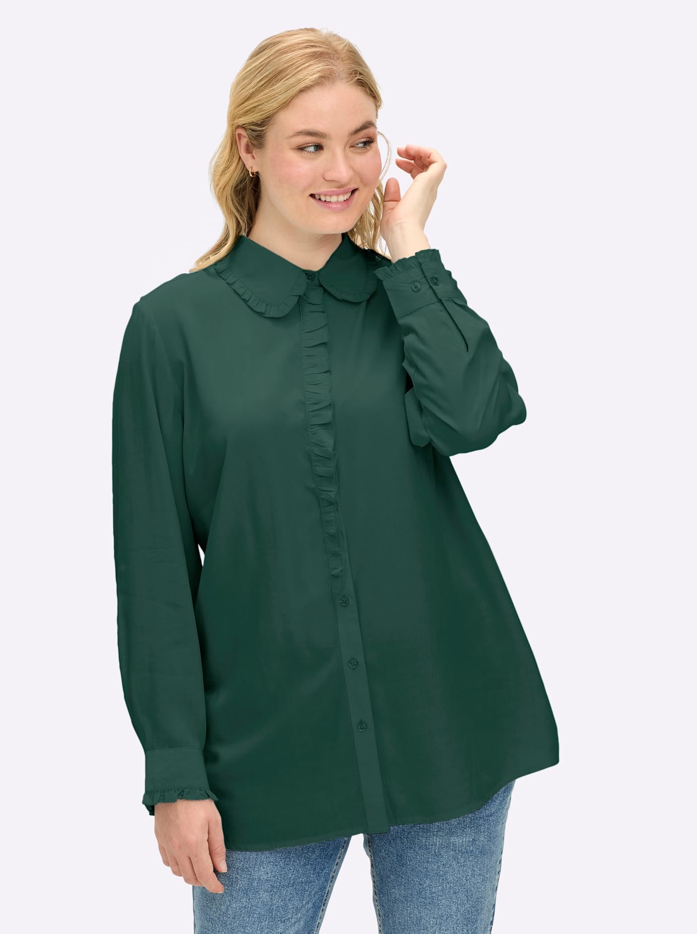 Sheego Rüschenbluse