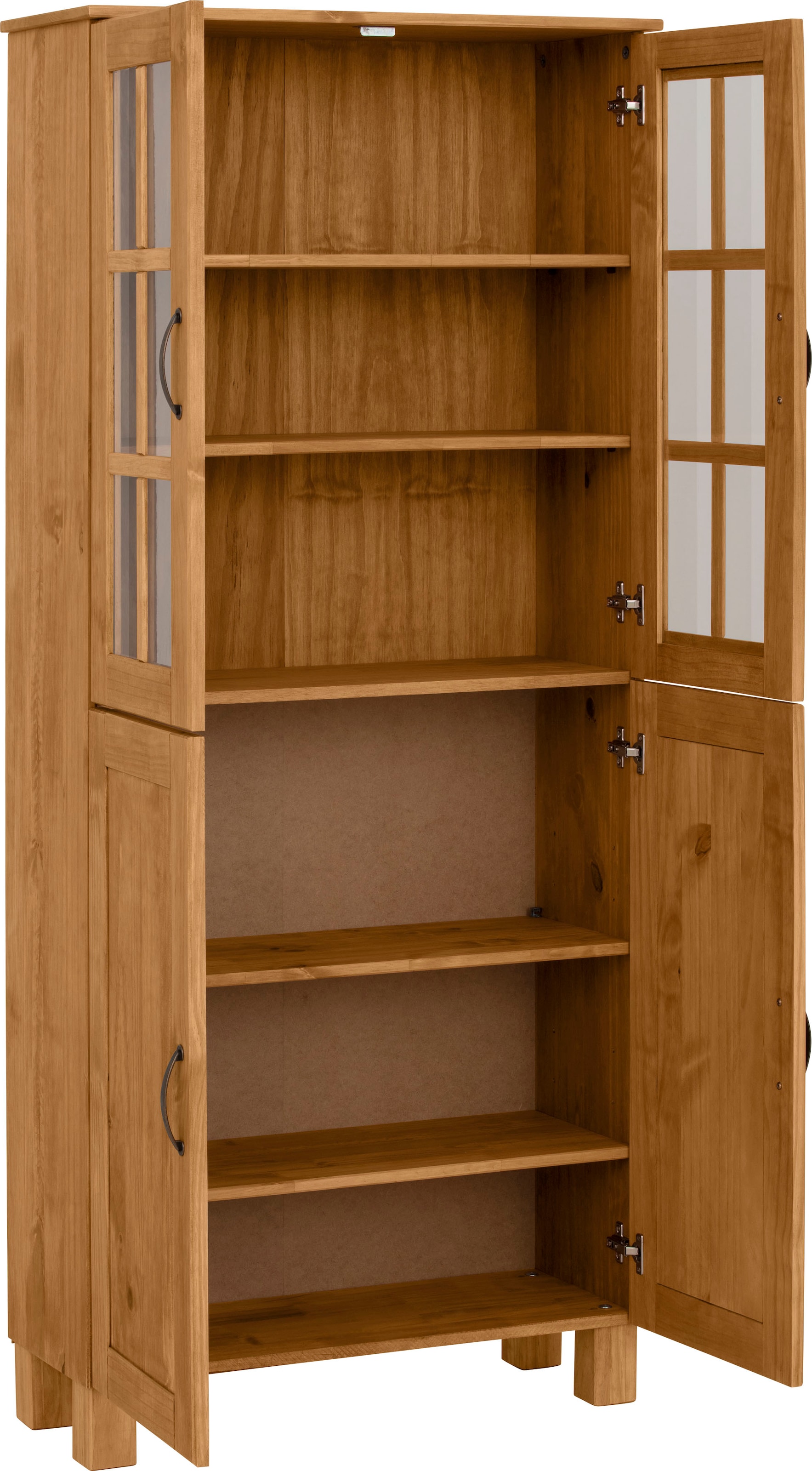 Home affaire Hochschrank »Rodby«, FSC®-zertifiziertes Massivholz, Breite 75cm, Höhe 170cm