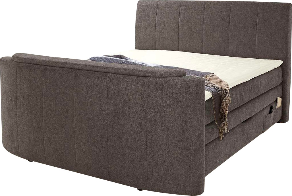 Jockenhöfer Gruppe Boxspringbett »Bel Air erhältlich in der Grösse 180x200cm« mit versenkbarem TV-Lift und Fernbedienung, Bettkasten/Stauraum