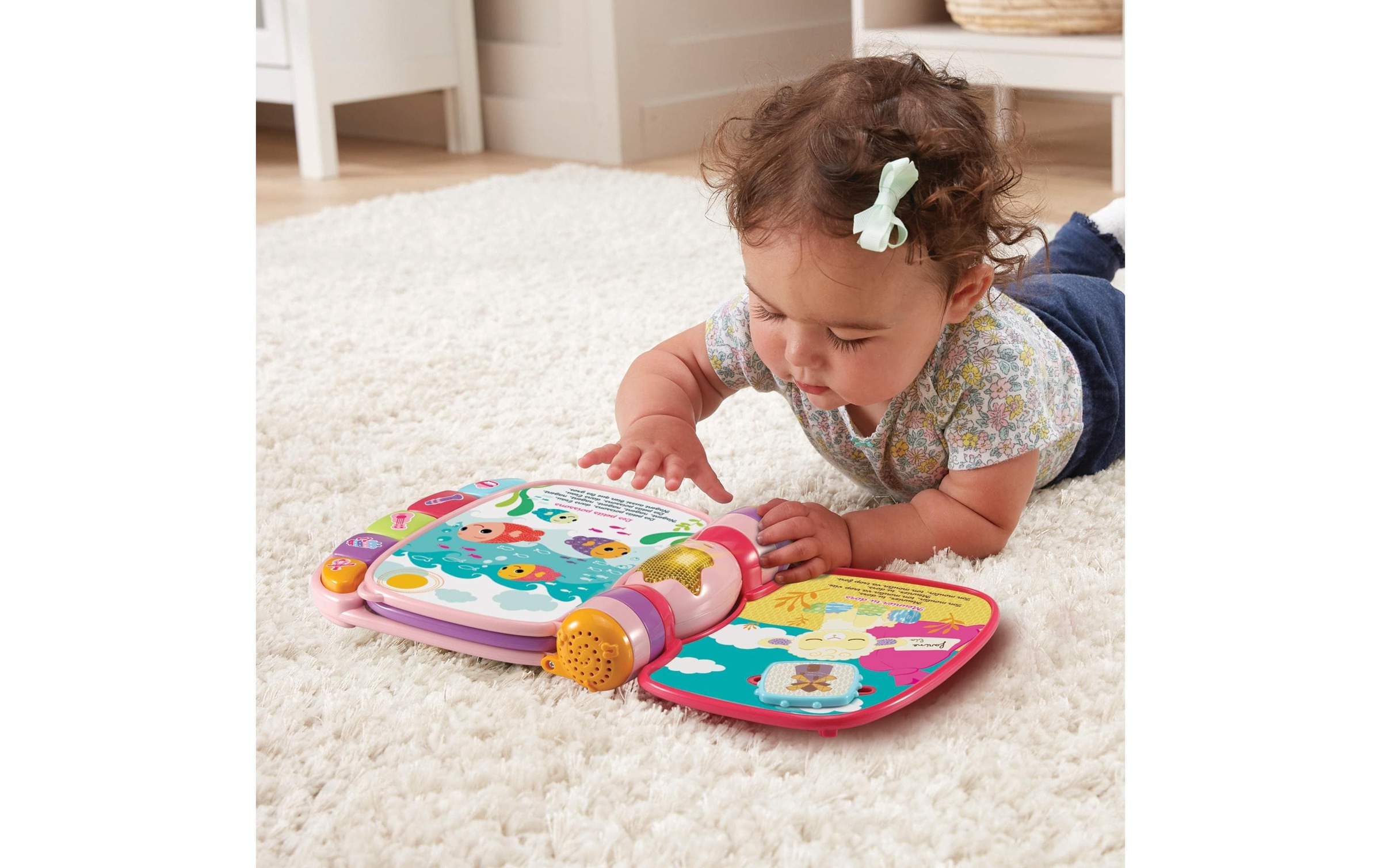 Vtech® Jouets éducatifs »Super livre enchanté des Baby loulous rose«