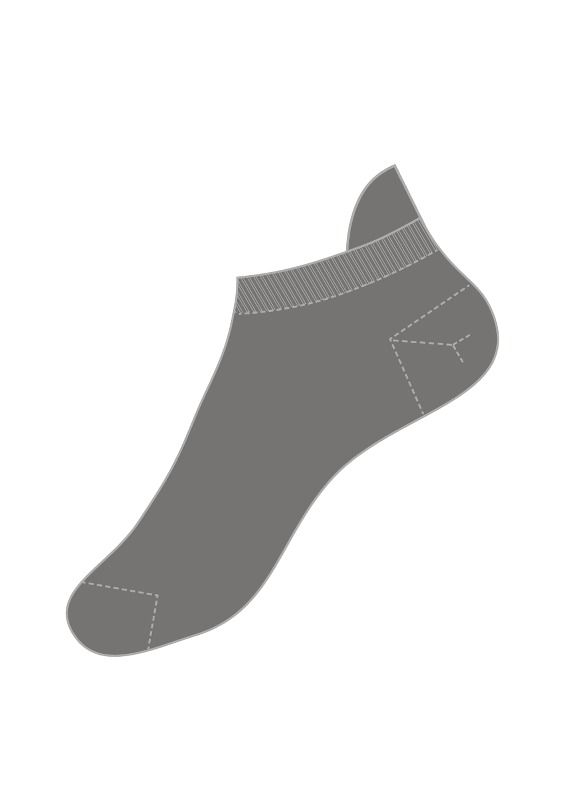 Camano Chaussettes de baskets 3 paires,  mit Wolle, wärmende, gemütliche Qualität