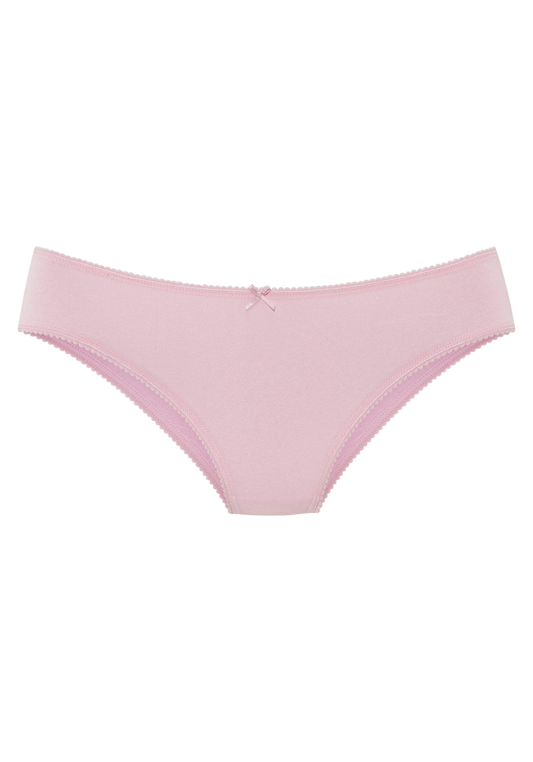Vivance Jazz-Pants Slips mit kleiner Häkelkante, weiche Baumwollmischung