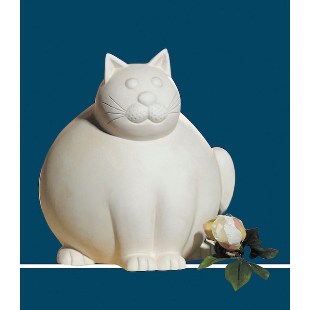 Keramik, aus GILDE cm, Dekofigur Dekoobjekt, creme-weiss«, Tierfigur, Höhe 30 kaufen »Katze Molli, Wohnzimmer