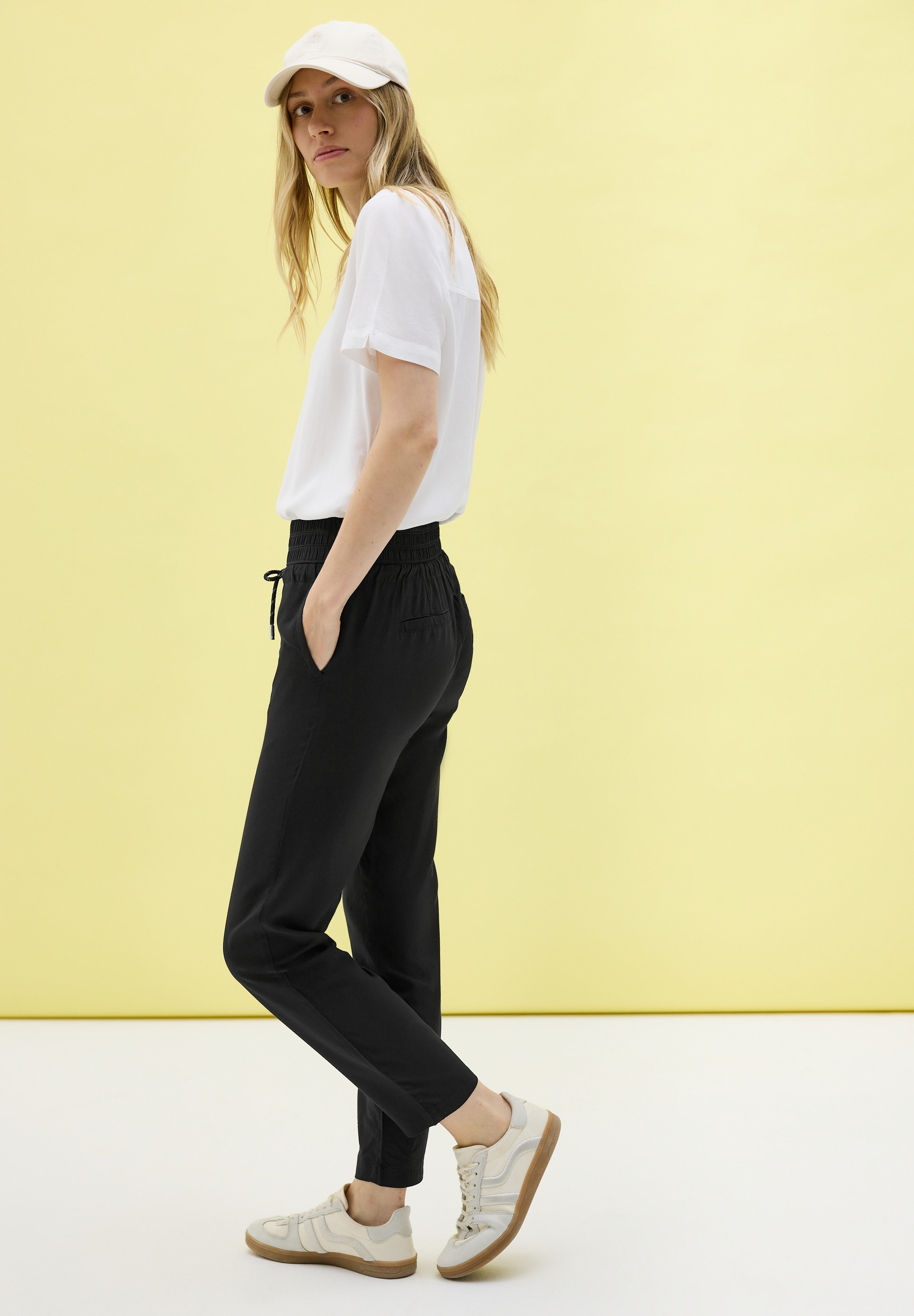 Cecil Stoffhose »Style CHELSEA«, Sommerhose mit elastischem Bund