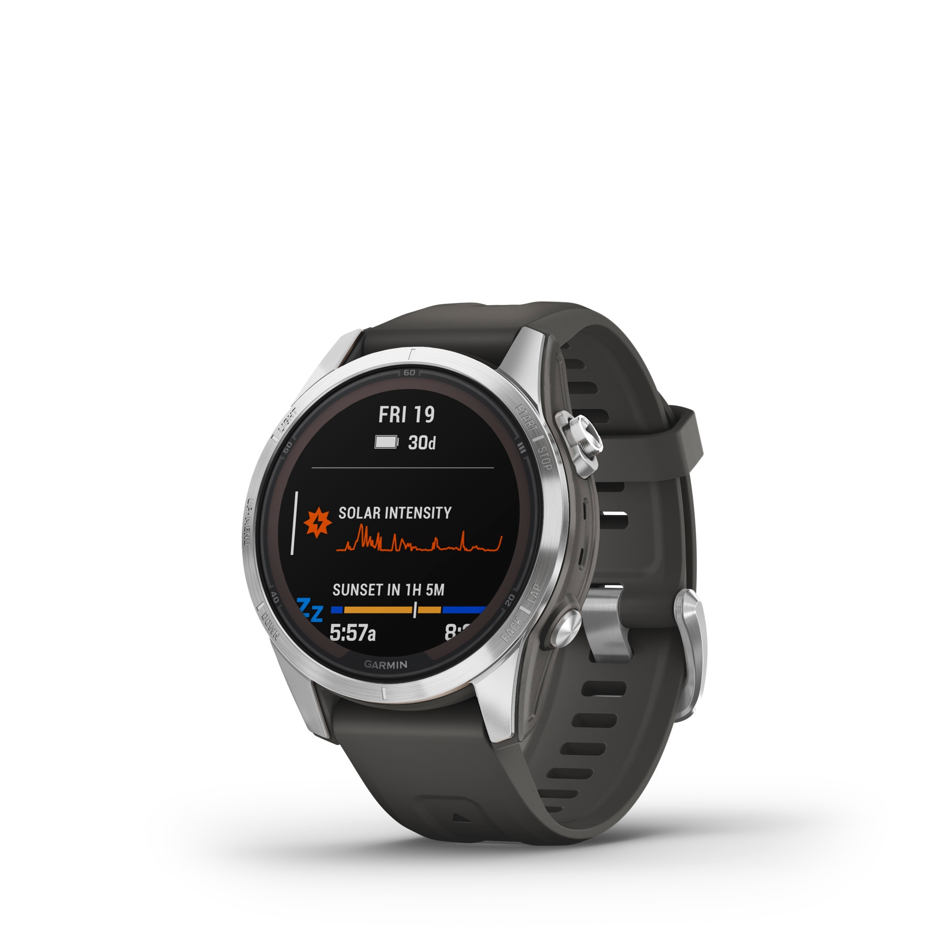 Garmin Smartwatch »GARMIN FENIX 7S PRO - SOLAR EDITION«, (3,04 cm / 1,2 Zoll), 32 GB