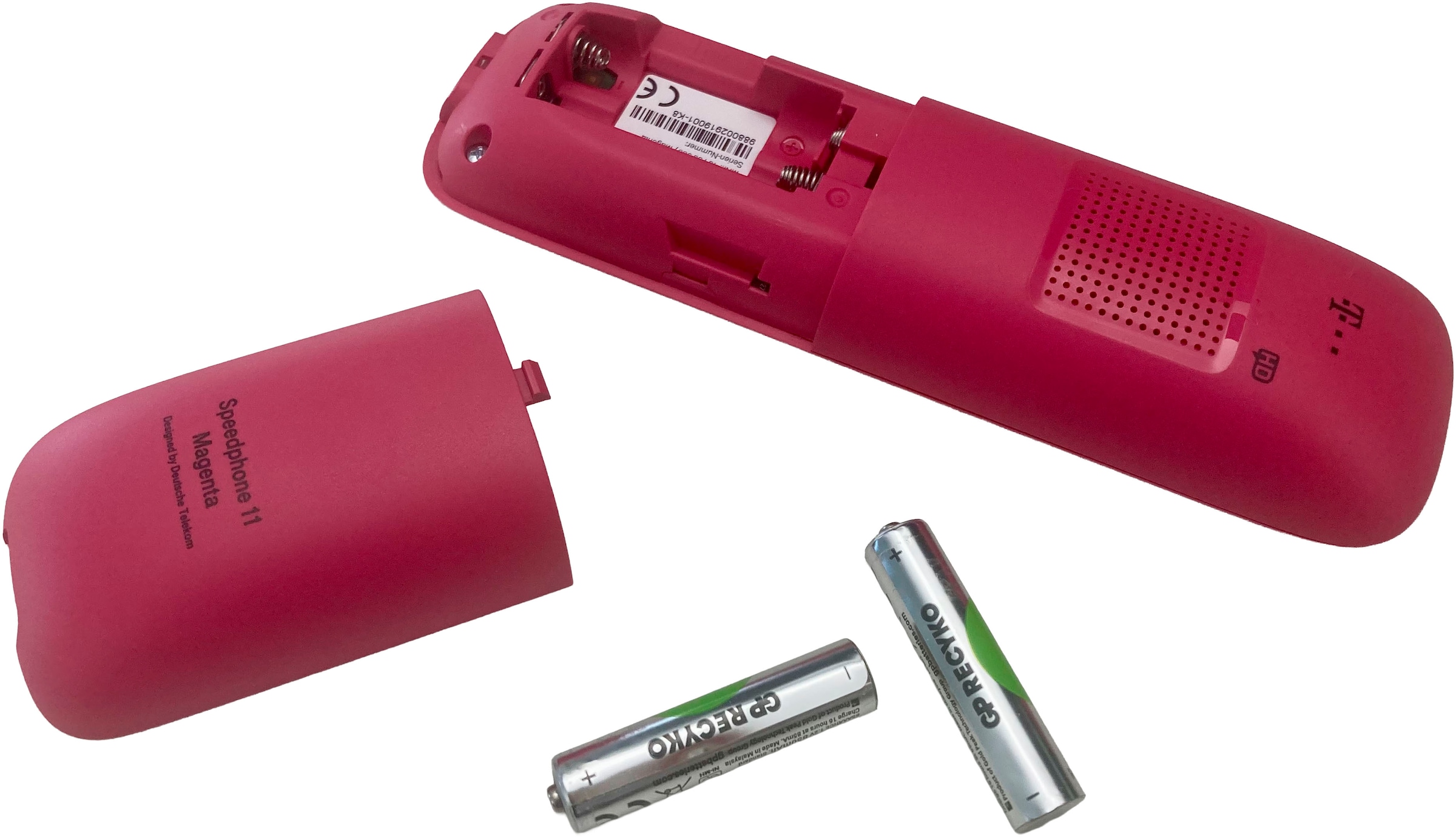 Telekom Akkupacks »Akkupack 2x AAA (1,2V) 850mAh wiederaufladbar für schnurlos Telefone« 850 mAh Festnetztelefon DECT Panasonic Gigaset Telekom Sinus Speedphone