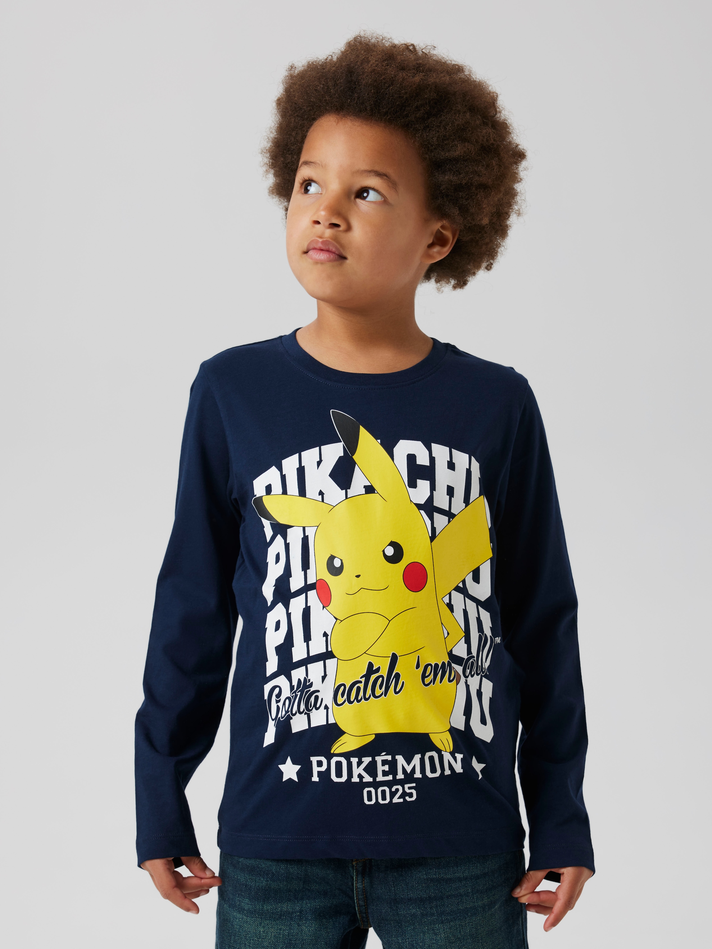 Image of Name It Langarmshirt "NKMAST POKEMON LS NREG TOP BOX NOOS SKY"