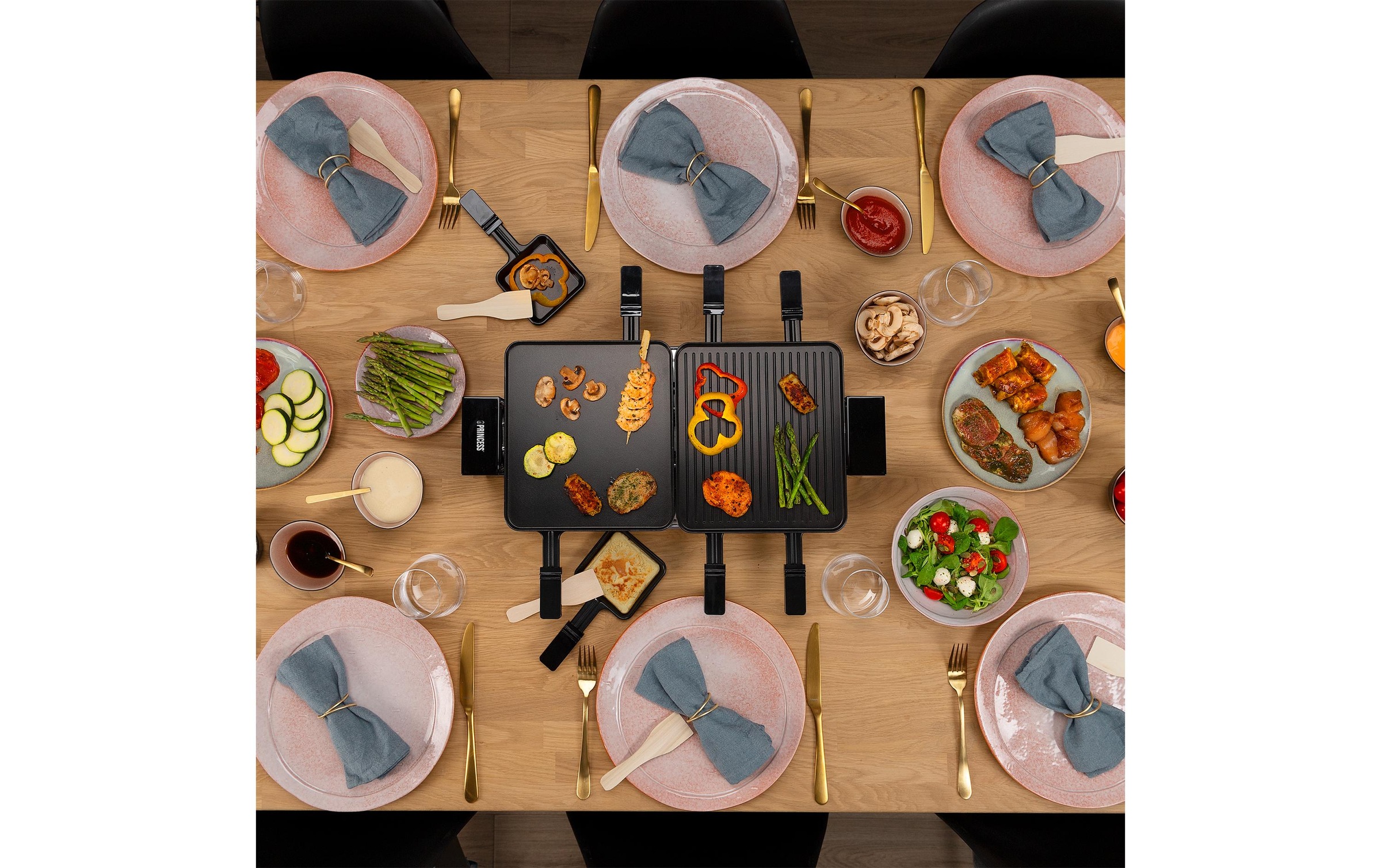 PRINCESS Raclette »Piano 8 Personen« Raclette Grill