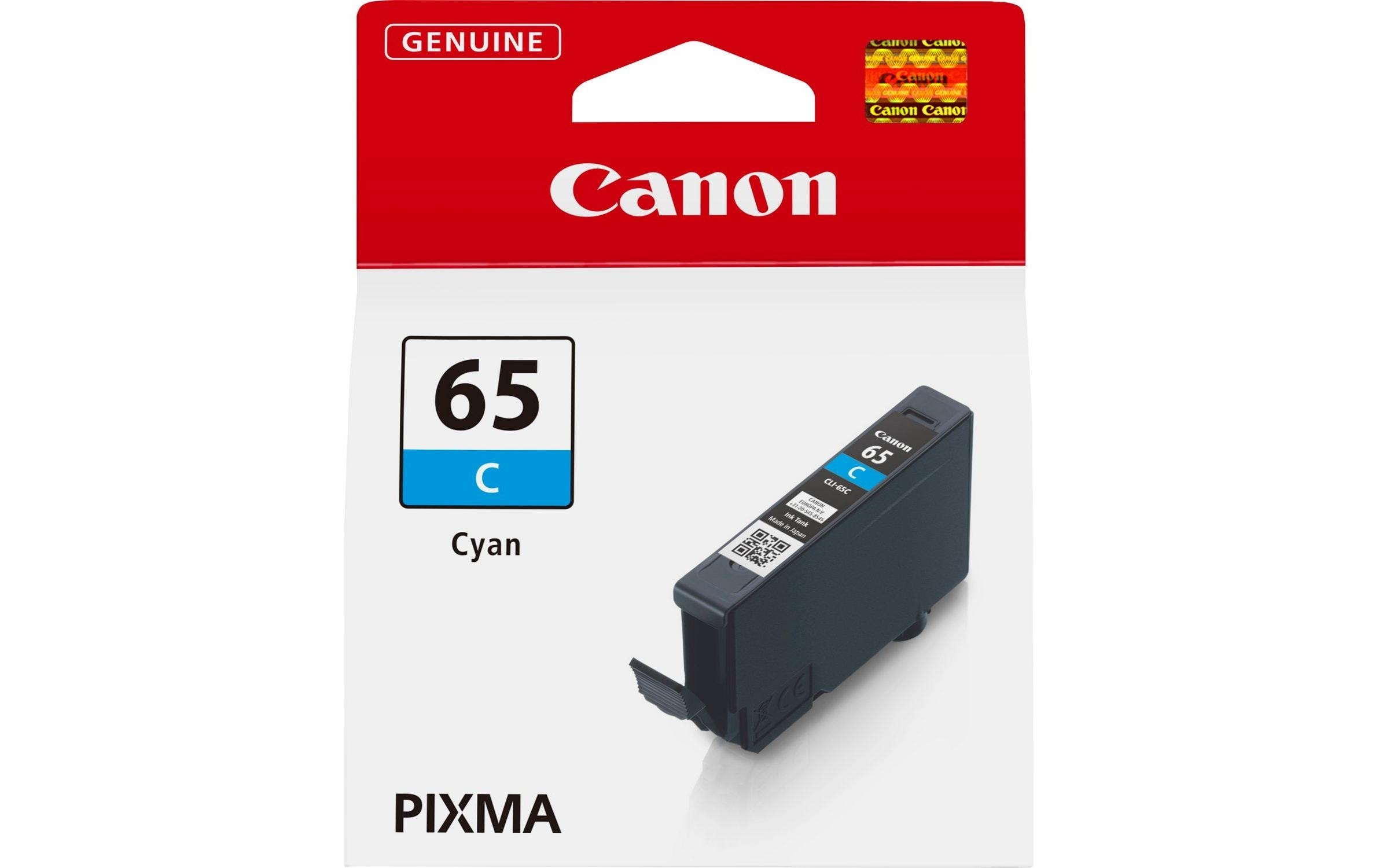 Image of Canon Tintenpatrone "CLI-65C / 4215C001 Cyan"