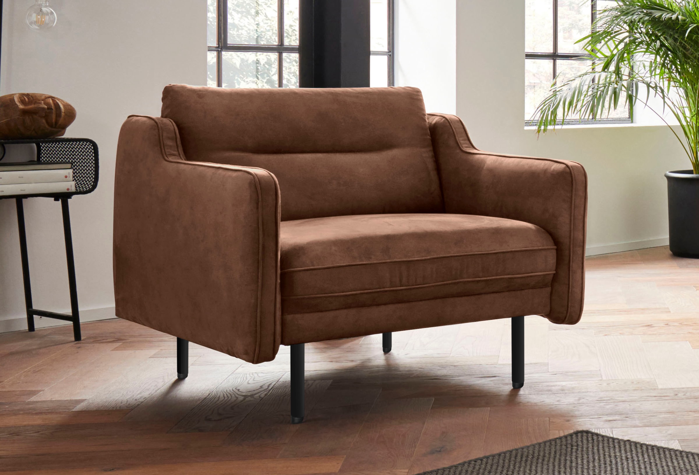 Home affaire Sessel "Nordfyn" edles Design in 3 Bezugsqualitäten, Design by Morten Georgsen