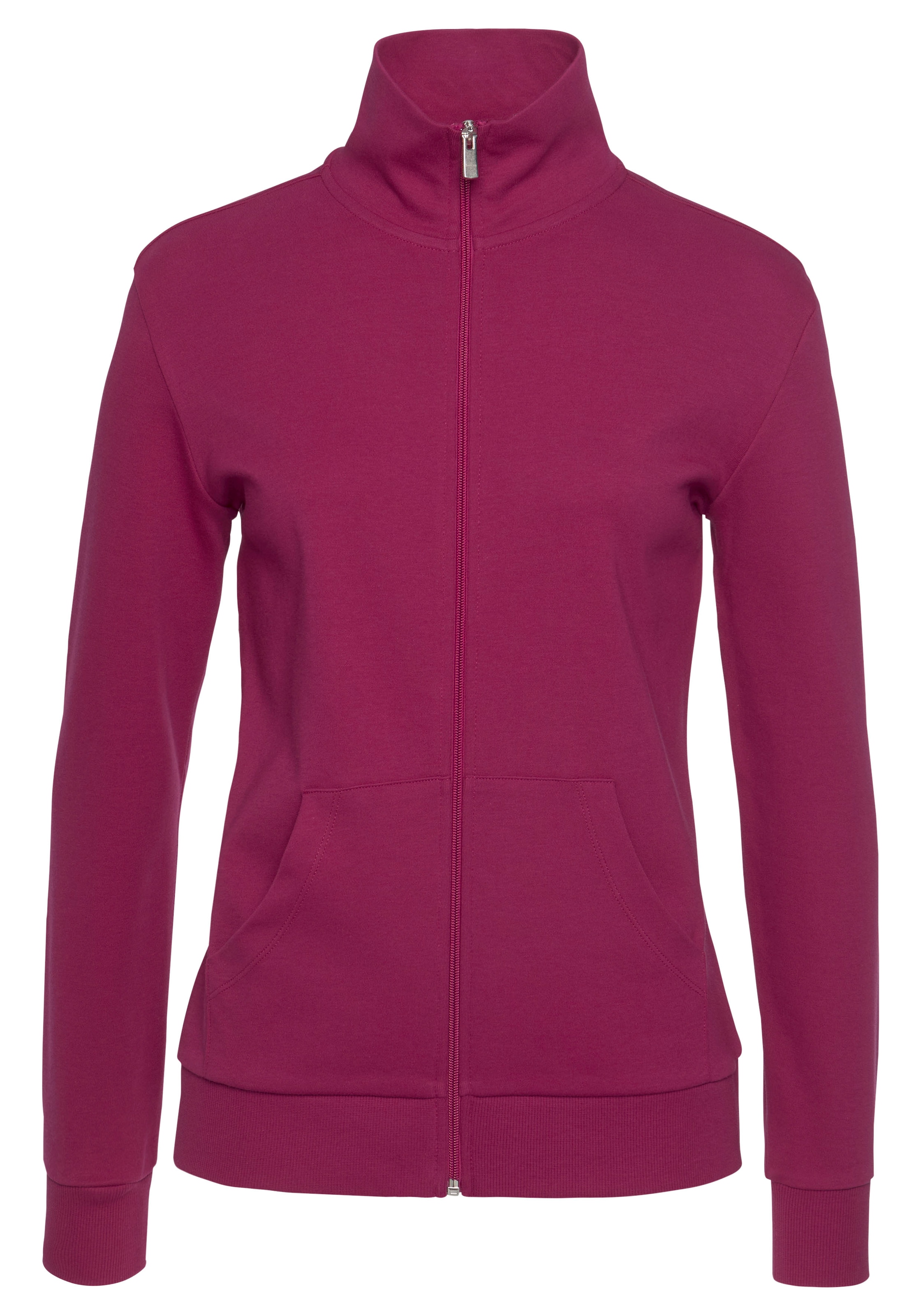 Bench. Sweatjacke, mit Logostickerei am Stehkragen