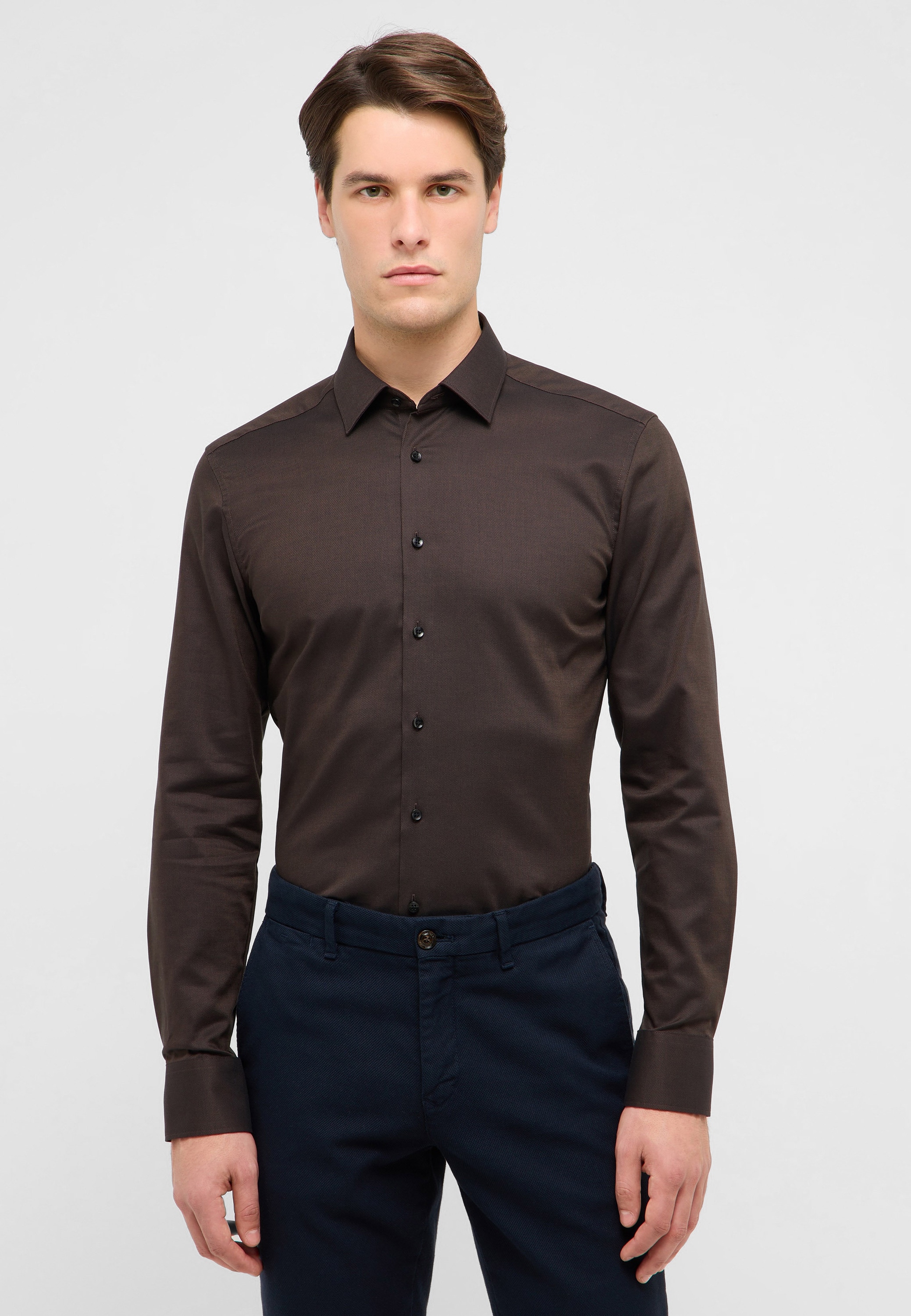 Image of Eterna Langarmhemd "SLIM FIT" NON IRON (bügelfrei)