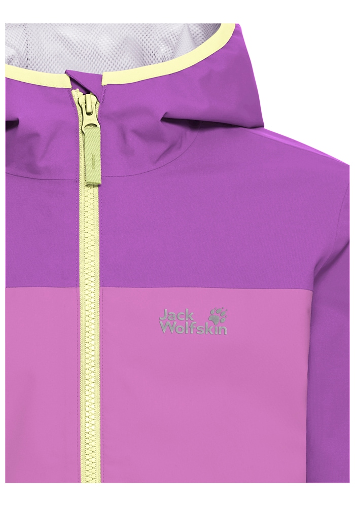Jack Wolfskin Regenjacke »ADVENTURETRIBE 2L JKT K« Wasserdicht, atmungsaktiv, Übergangsjacke
