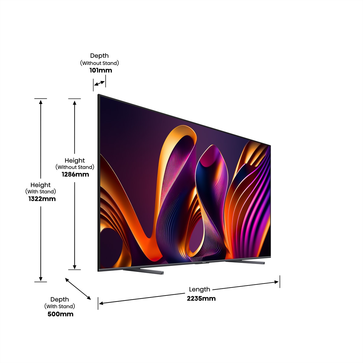 Hisense QLED-Fernseher »100E77NQ PRO«, UHD