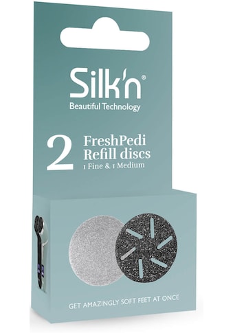 Hornhautentferner Ersatzschleifscheiben »FreshPedi Refill discs 1 Fine 1 Medium«,...