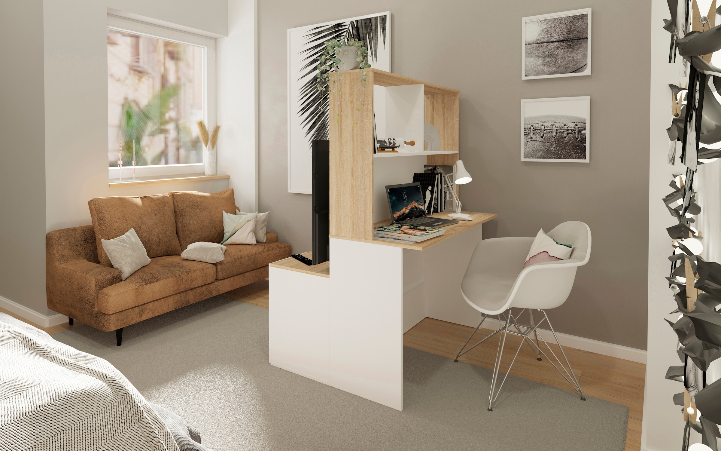 FMD Raumteiler »Mainz«, Schreibtisch Home Office