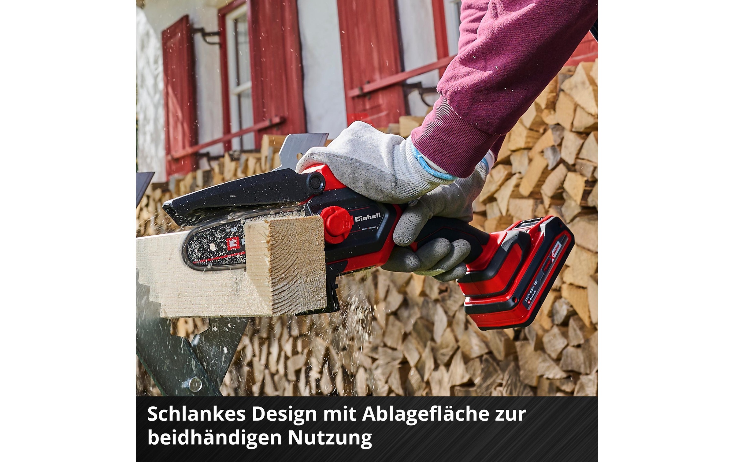 Einhell Akku-Kettensäge »Einhell GE-PS 18/15 Li 12.5 cm Schnittlänge, Holster Kit«
