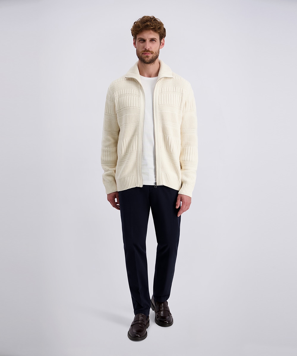 Pierre Cardin Veste en tricot mit Reissverschluss