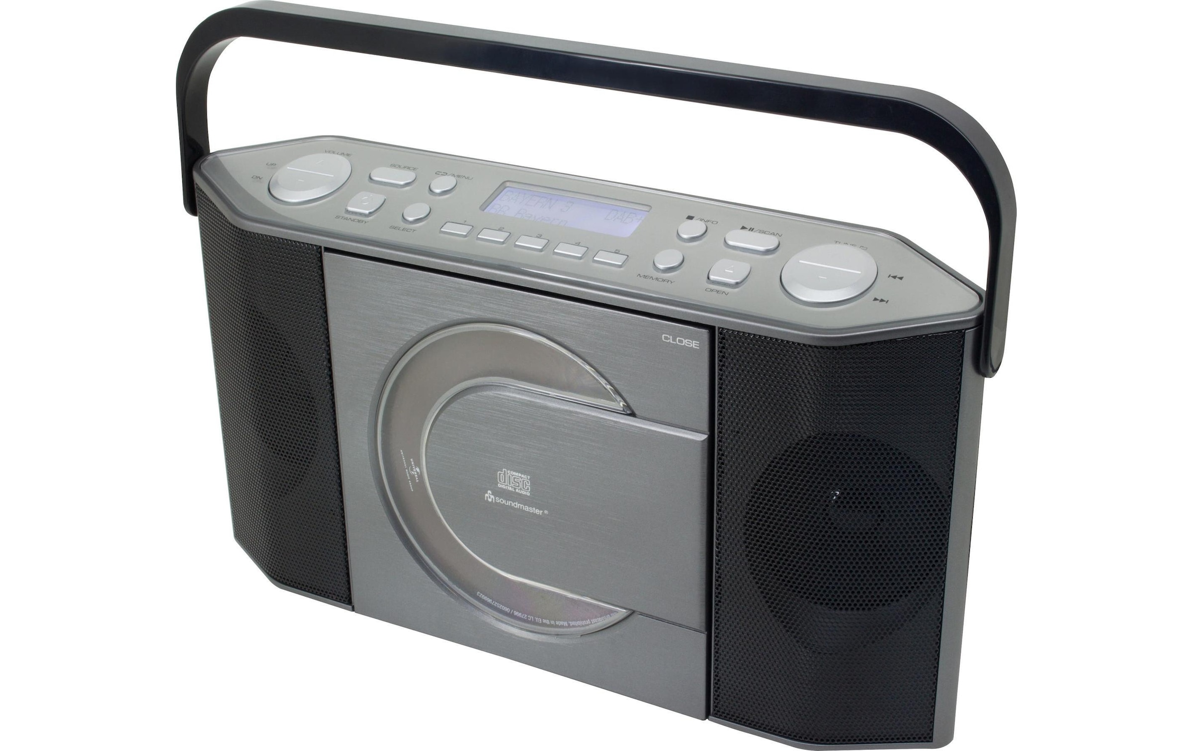 Digitalradio (DAB+) »RCD1770AN Schwarz Silber«, (CD Digitalradio (DAB+)-FM-Tuner)