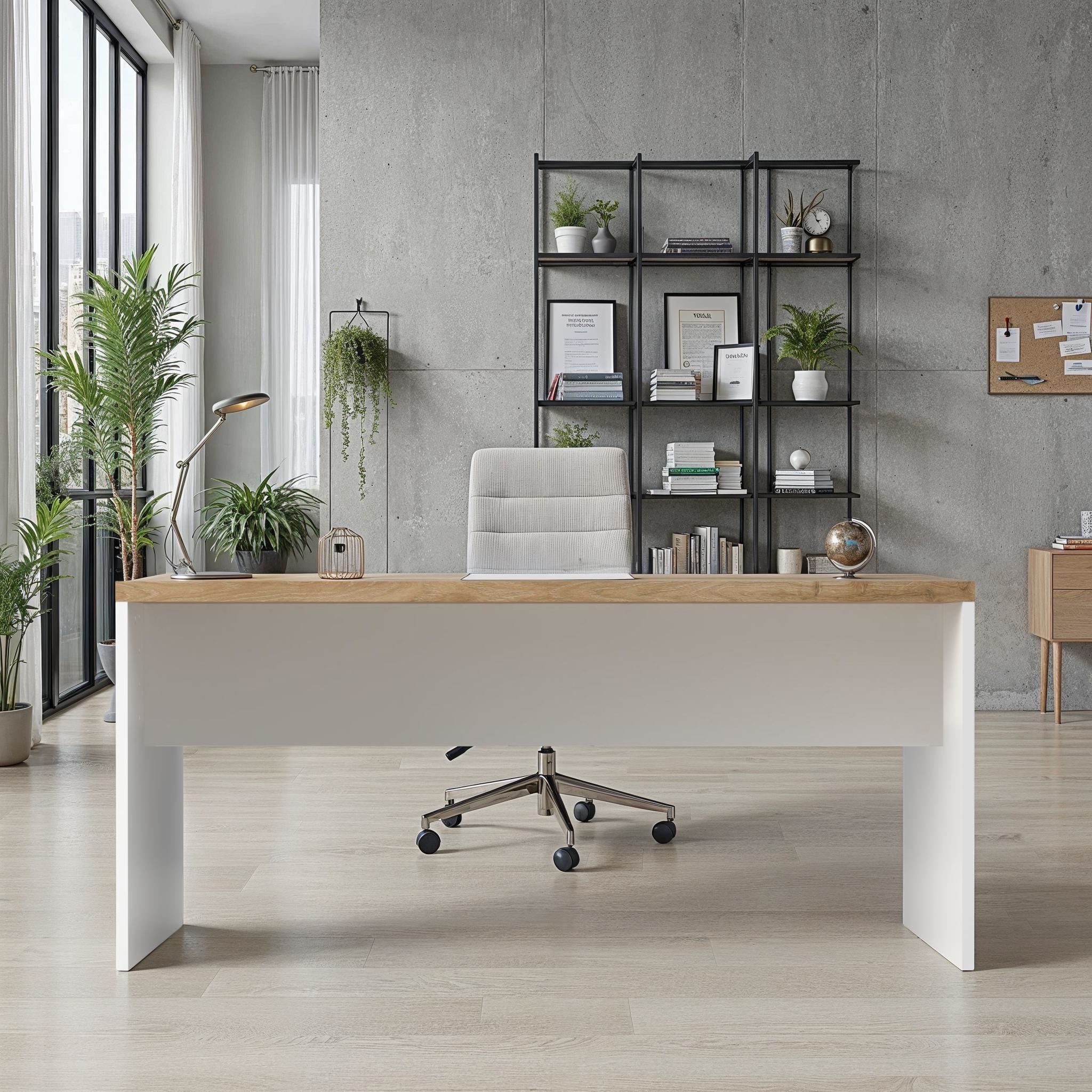 Home affaire Bureau »Easy, Computertisch – 38 mm Platte, perfekt fürs Büro & Homeoffice« Largeur 160 cm, en 2 tailles, extensible en option