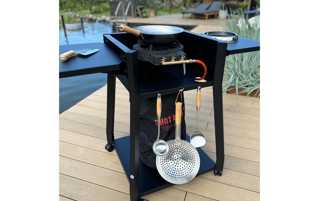   Gasgrill »Hot Wok Pro 12 kW + regulator & wok Hochleistungs-Wok-Set«