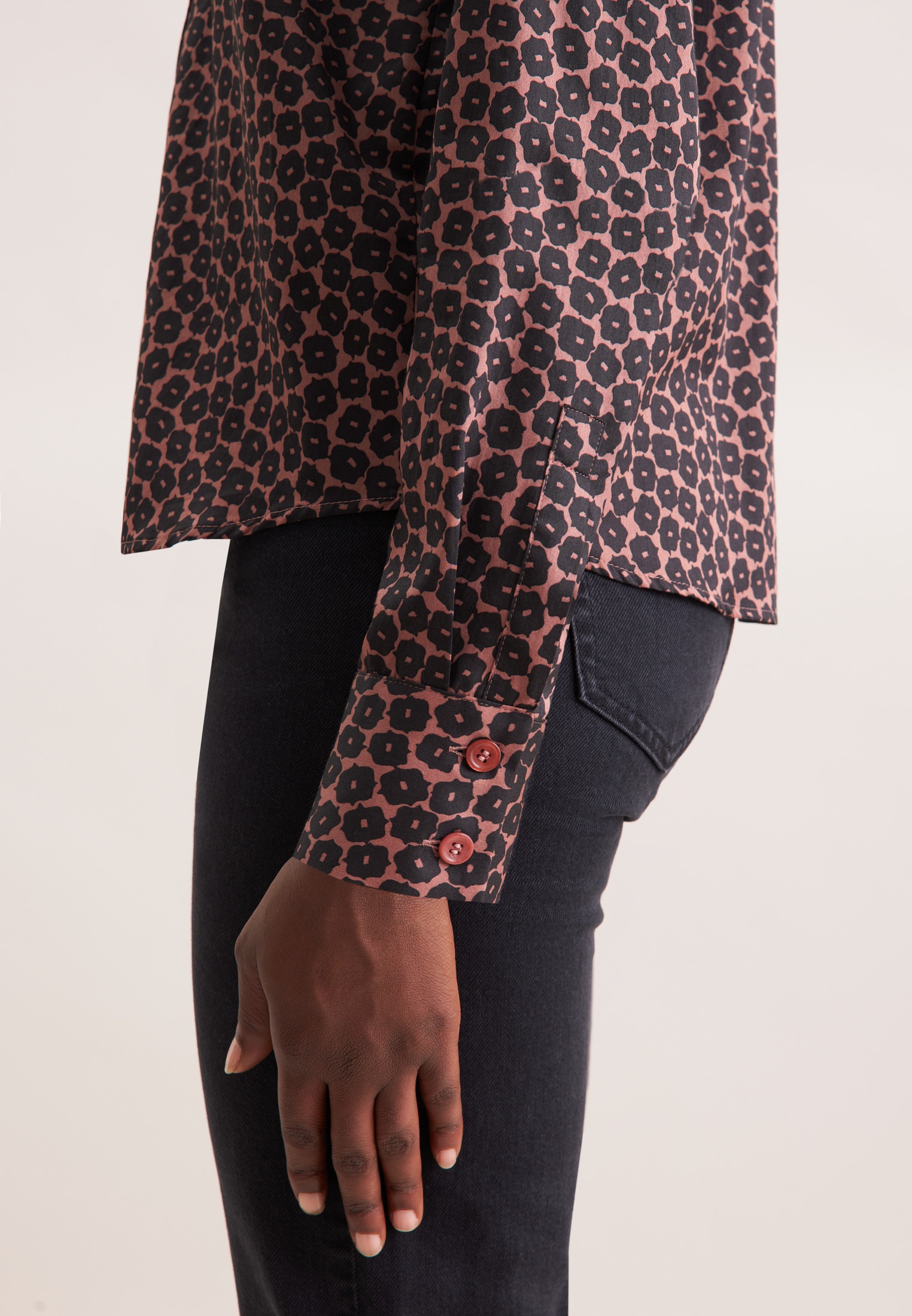 seidensticker Hemdbluse 1/1 Kragen Druck