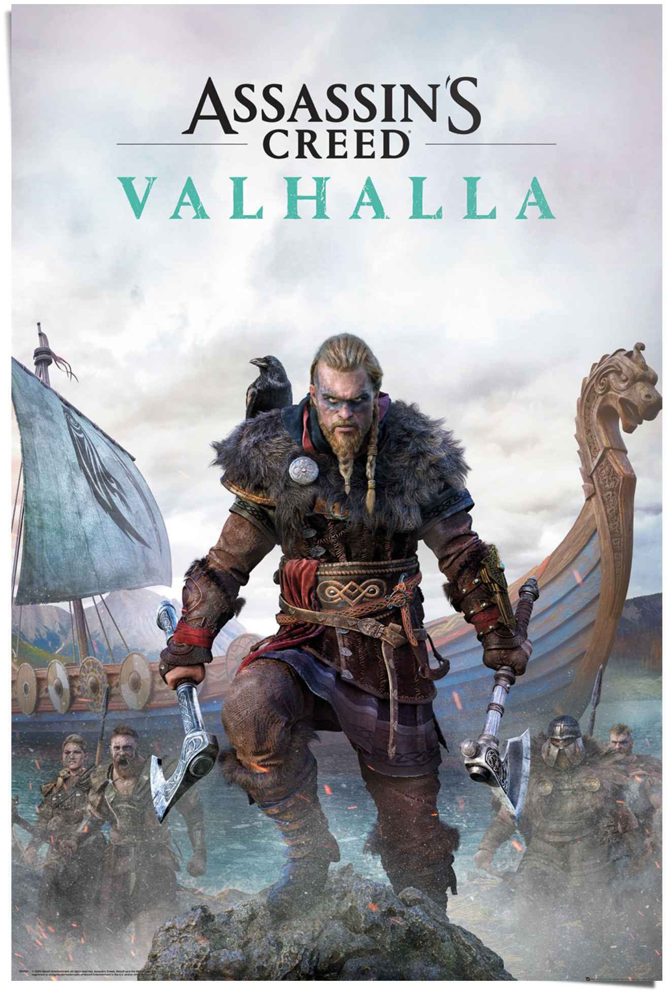 Image of Reinders! Poster »Assassins Creed Valhalla«, (1 St.) bei Ackermann Versand Schweiz