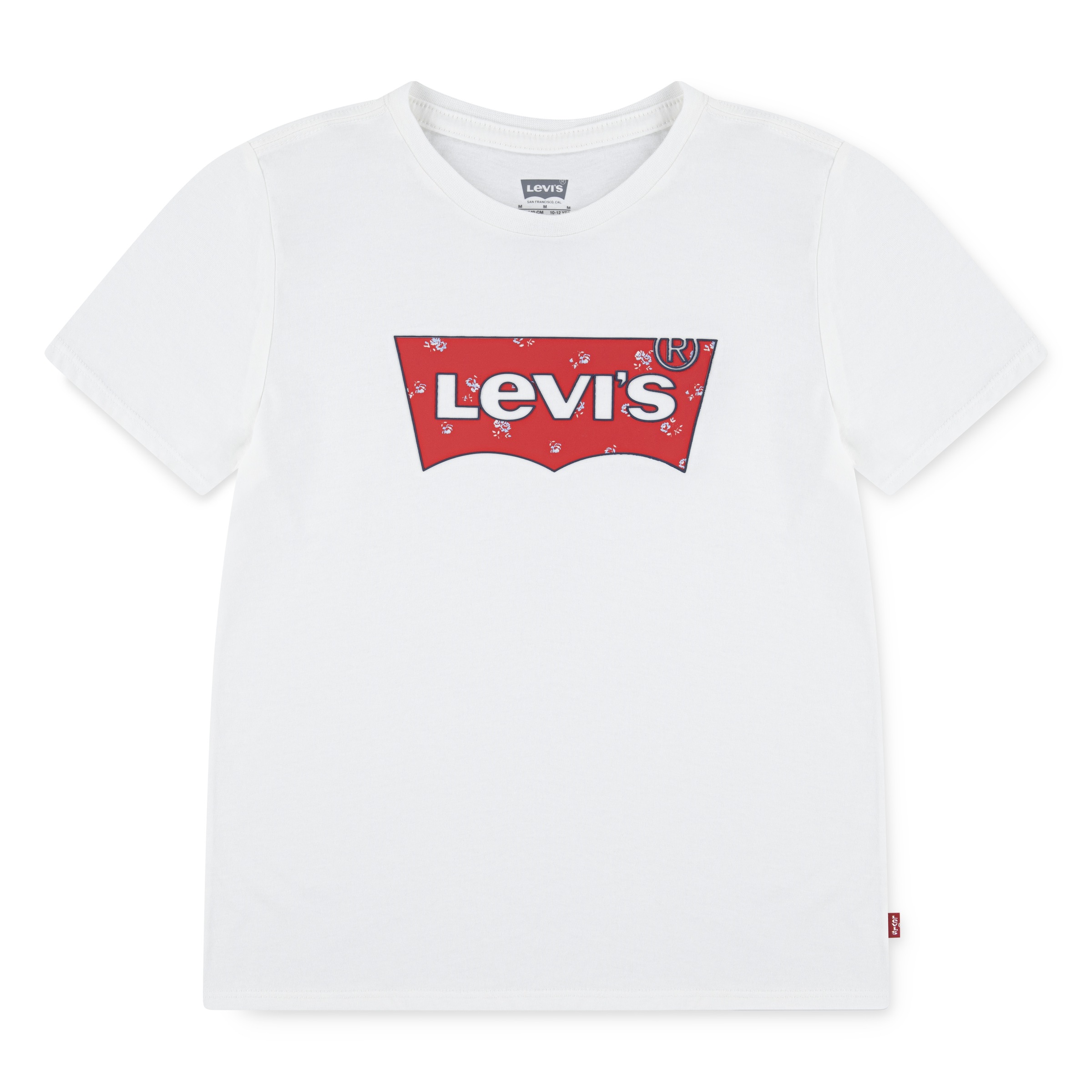 Image of Levis Kids T-Shirt "LVG FLORAL BATWING SS TEE" mit grossem Batwing-Logo
