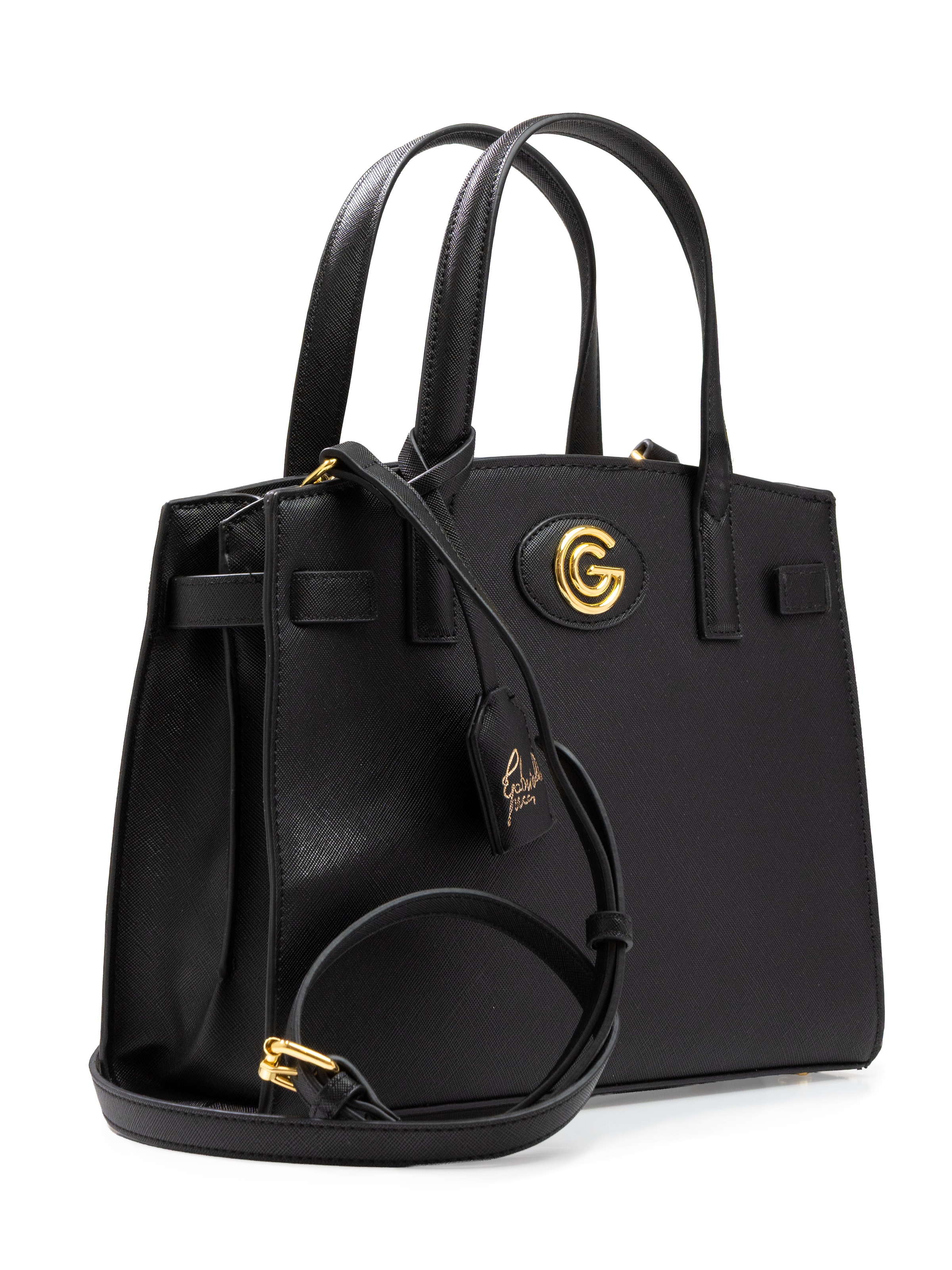 Image of GABRIELLA G By Gabriella Gucci Handtasche "VALENTINA" Damen Henkeltasche, Schultertasche, Umhängetasche mit Logoapplikation