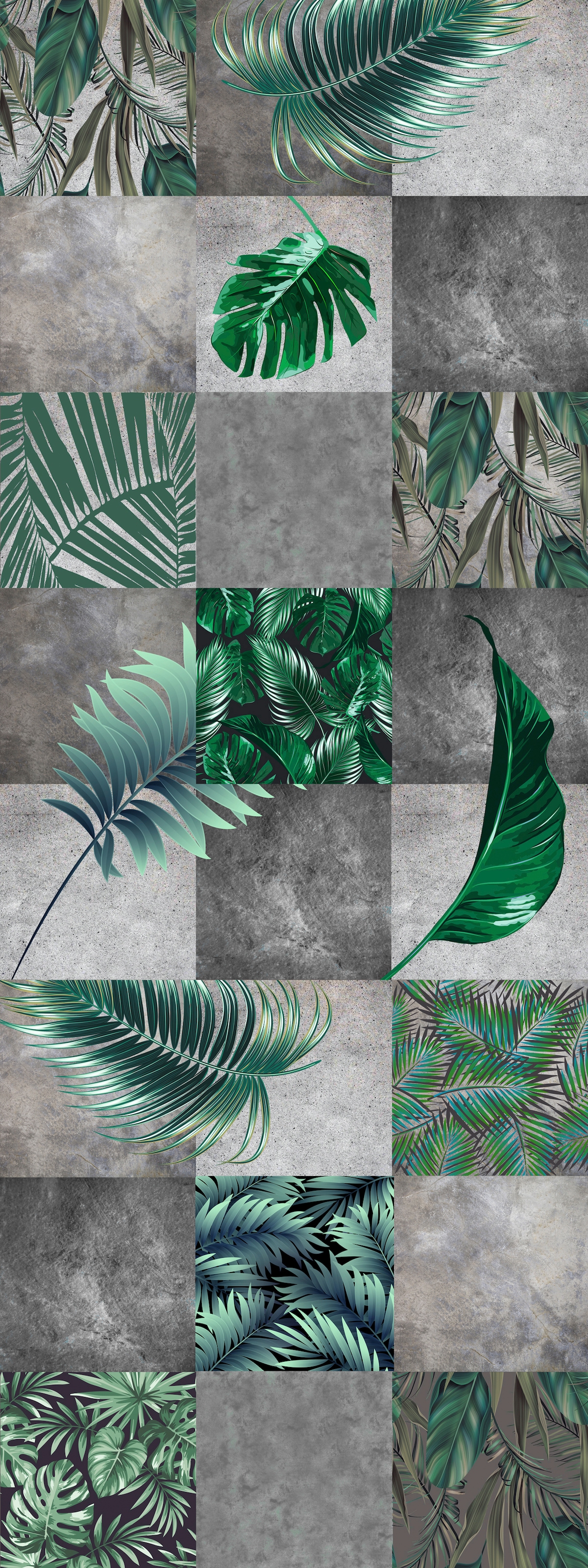 Image of queence Vinyltapete "Easai" Motiv bedruckt botanisch floral gemustert natürlich glatt 90x250cm, selbstklebend, kinderleichte Anbringung, Sticker