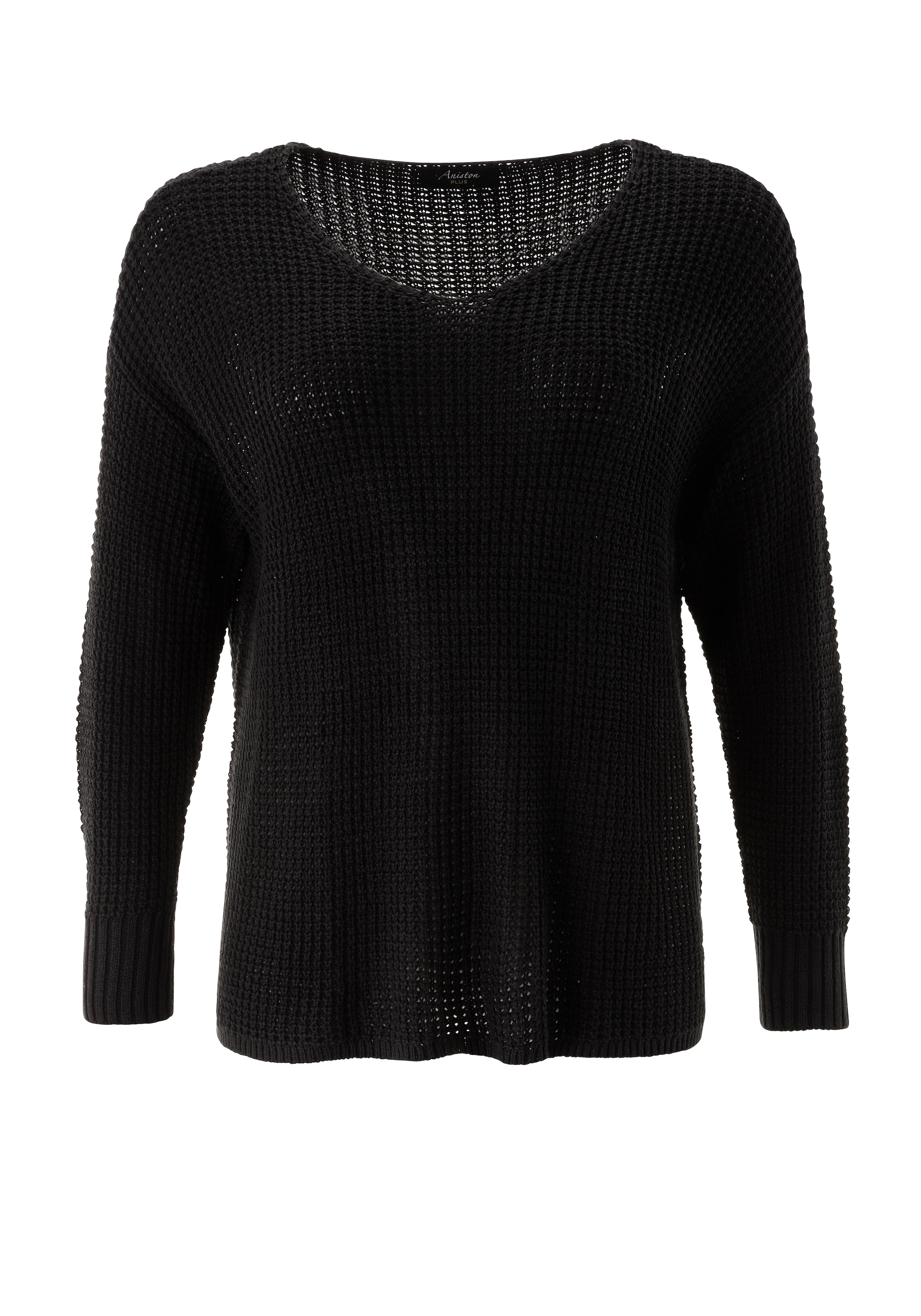 Aniston PLUS Pull en tricot im dezenten Ajour-Strickmuster