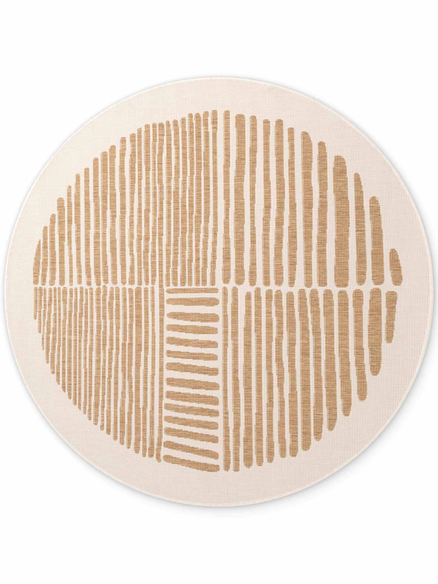 Ted Baker Teppich »Bounds« rund 8 mm Höhe Designteppich, Wetterfest, Pflegeleicht, Modern, Wohnzimmer, Terrasse