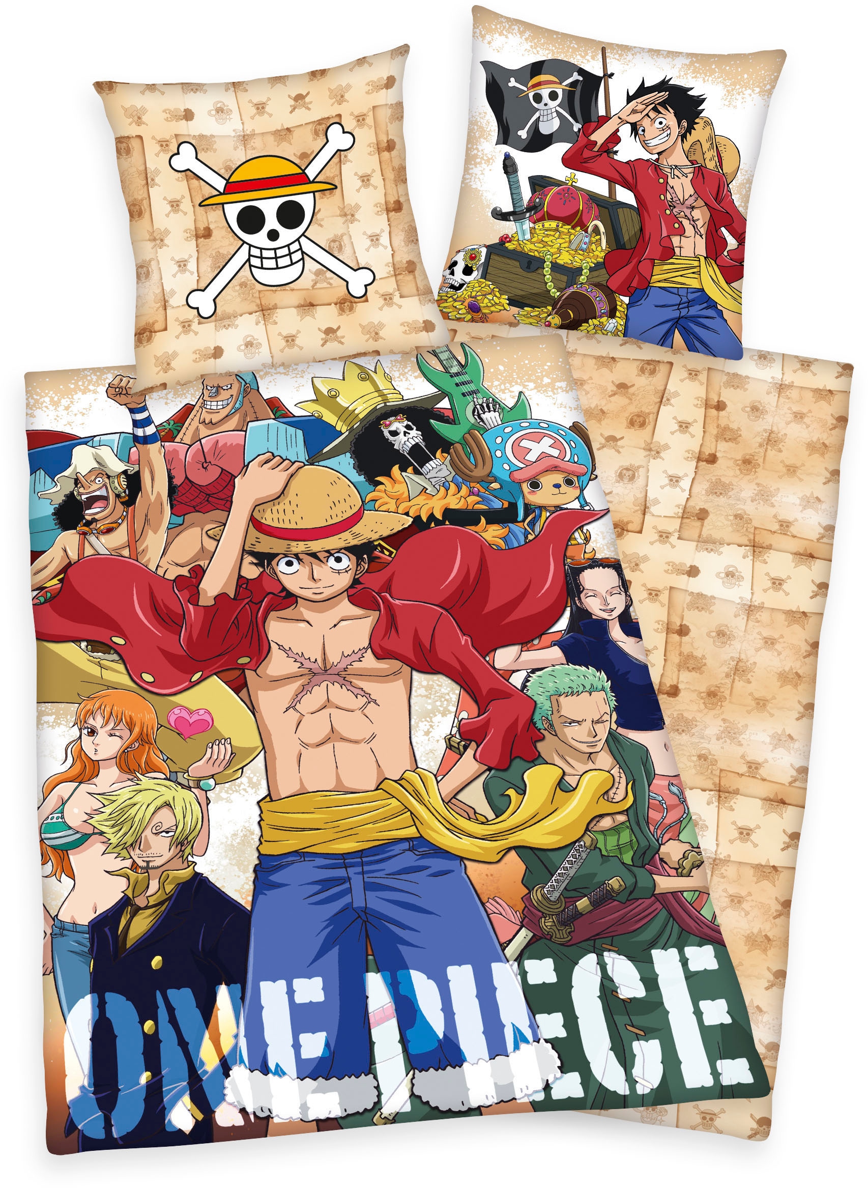 Image of Wendebettwäsche "One Piece" mit tollem One Piece-Motiv