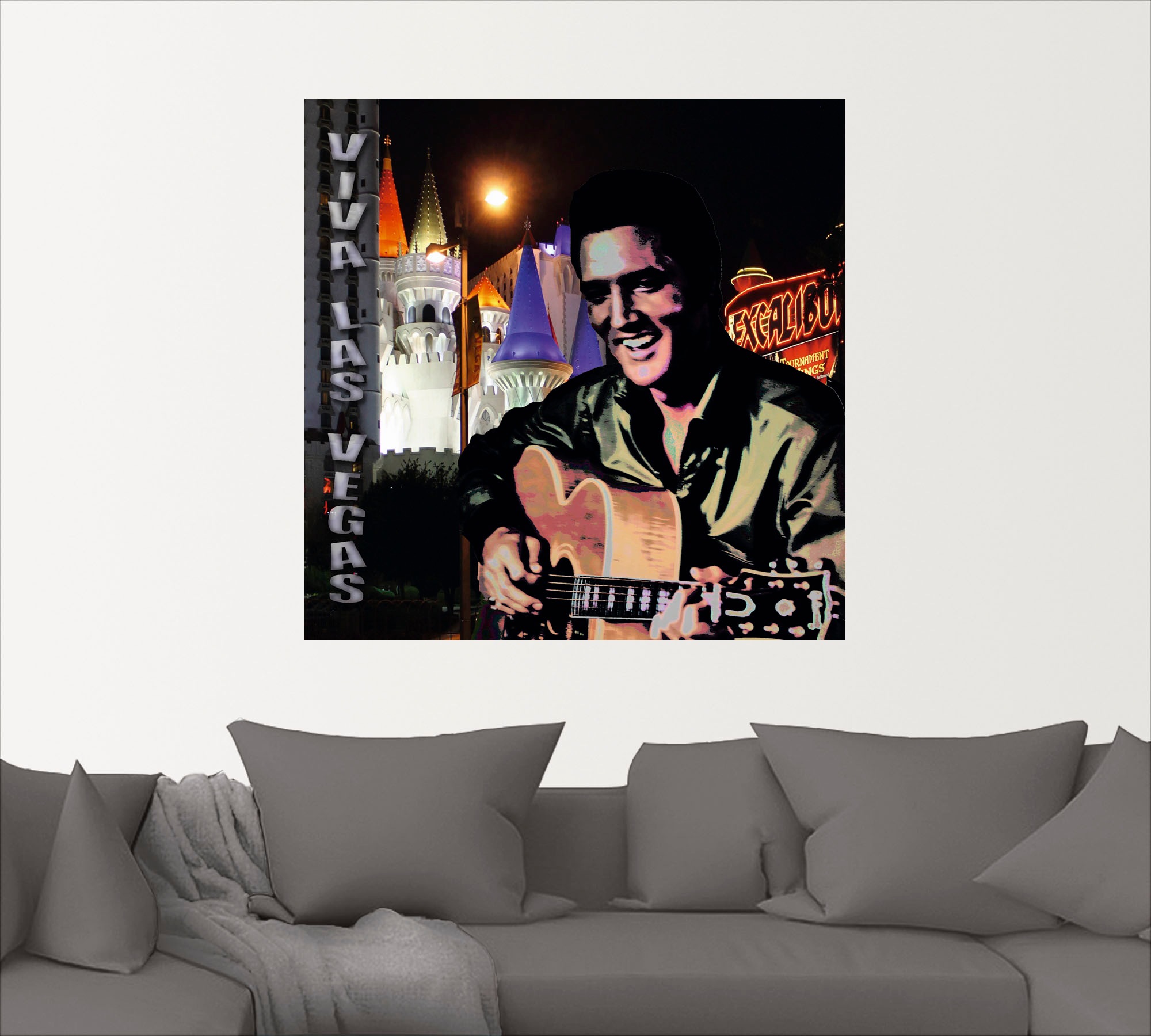 Artland Wandbild »Legends - Elvis II«, (1 St.), als Alubild, Leinwandbild, Wandaufkleber oder Poster in versch. Grössen