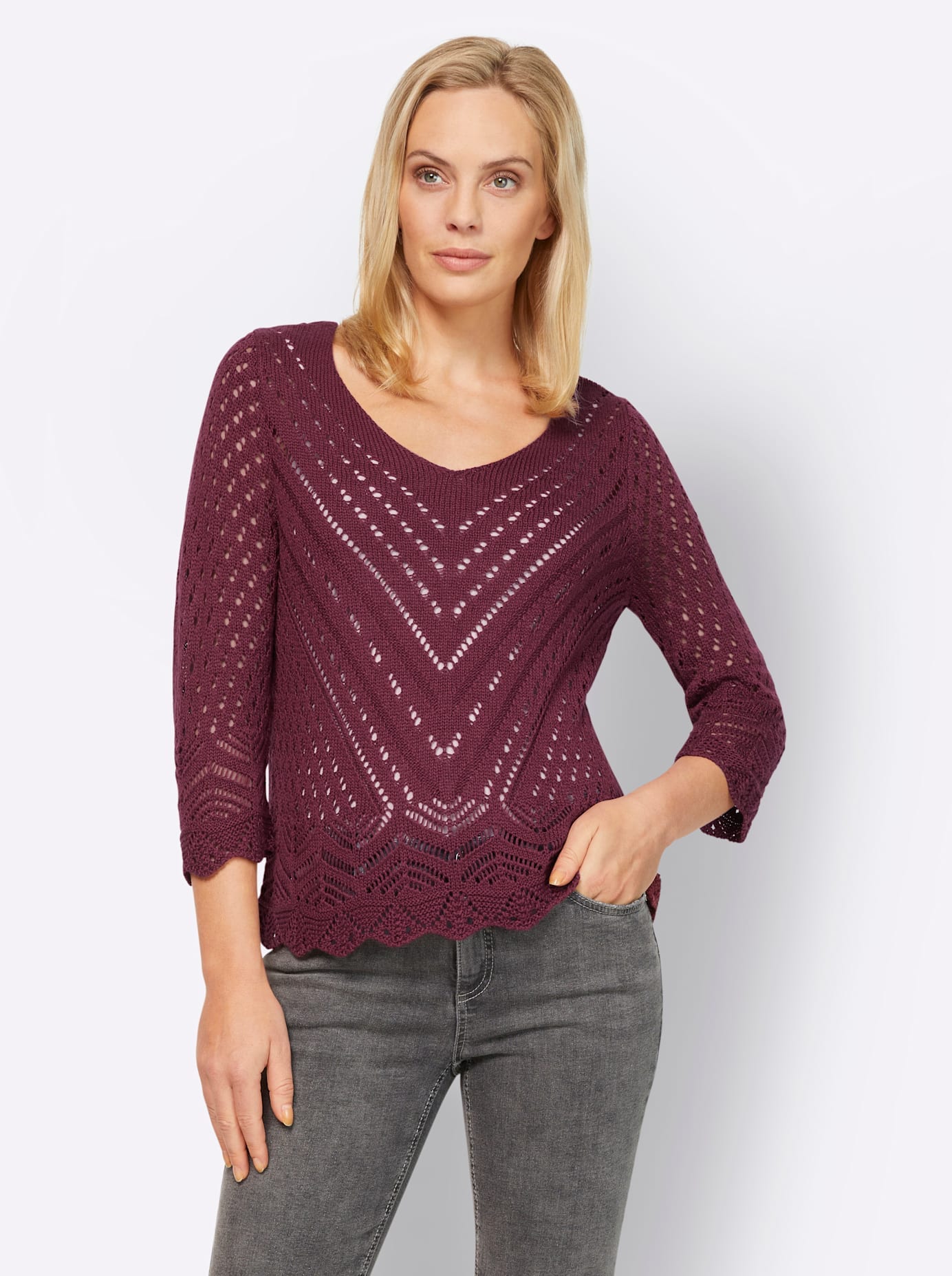 heine 3/4 Arm-Pullover »Pullover«