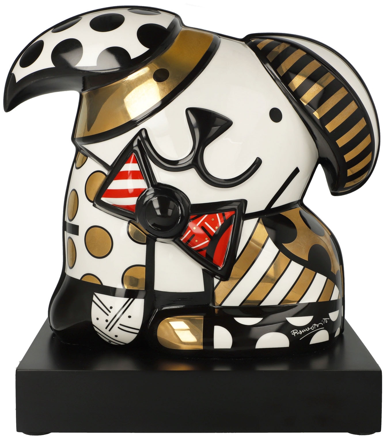 Image of Goebel Sammelfigur "Figur Romero Britto - Golden Ginger"